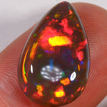 9 carats - Opale Welo d'Éthiopie brillante et sombre - Mine de Beska – opale Welo d'Éthiopie naturelle