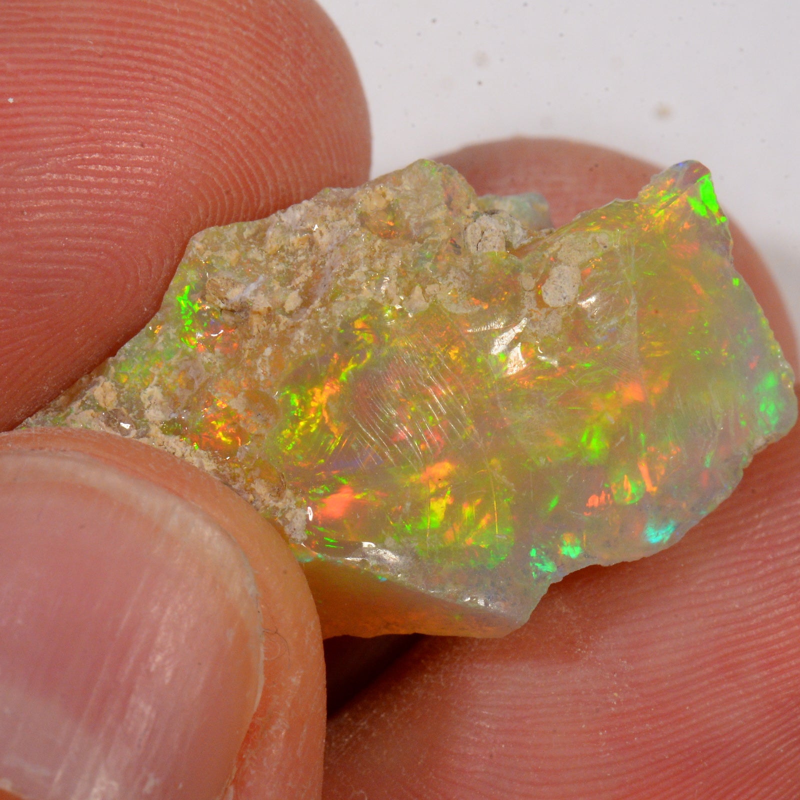 20.8 Karat - Roher Äthiopischer Welo Opal – natürlicher äthiopischer Welo Opal