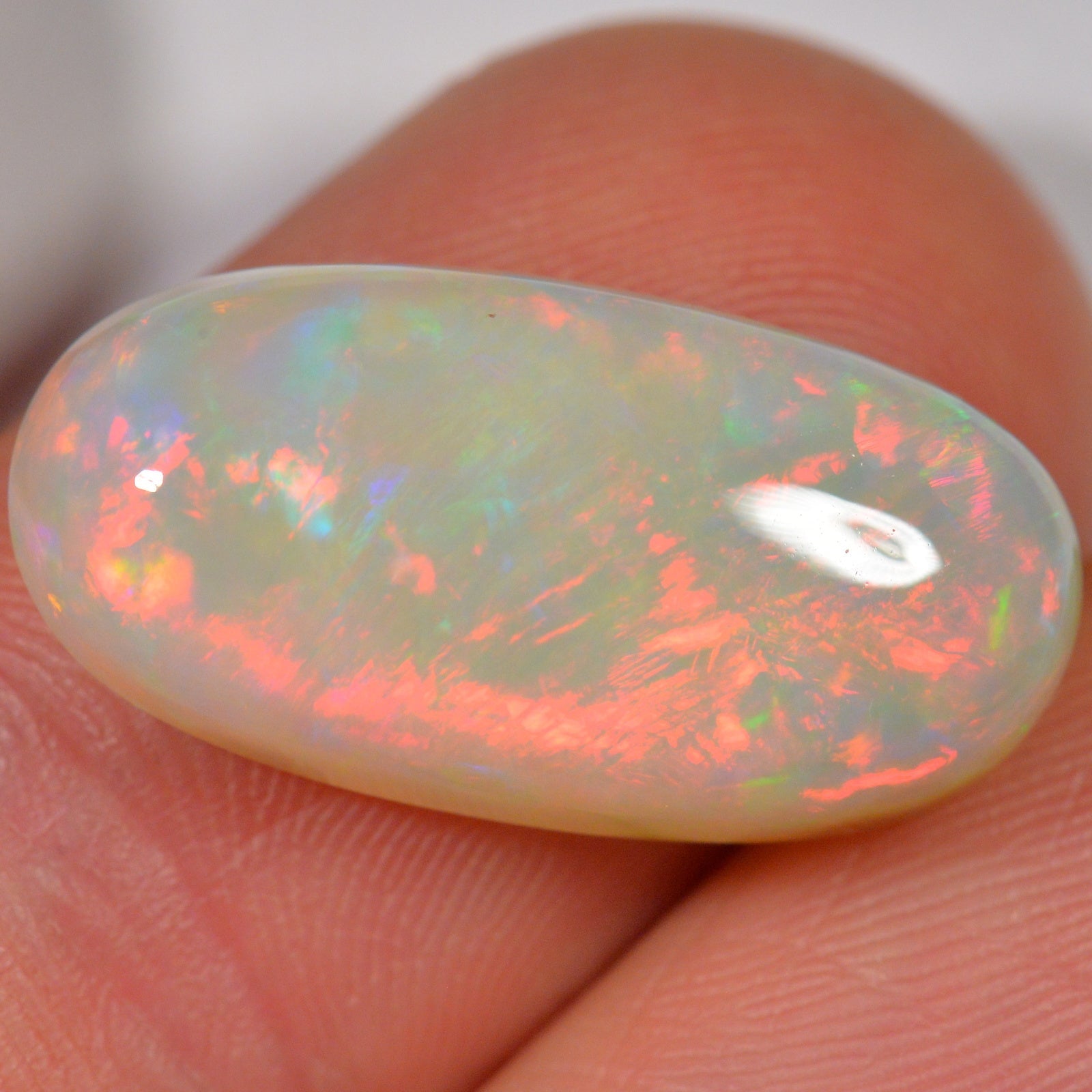 10.6 Carat - Reds - Ethiopian Welo Opal — natural untreated Ethiopian Welo opal