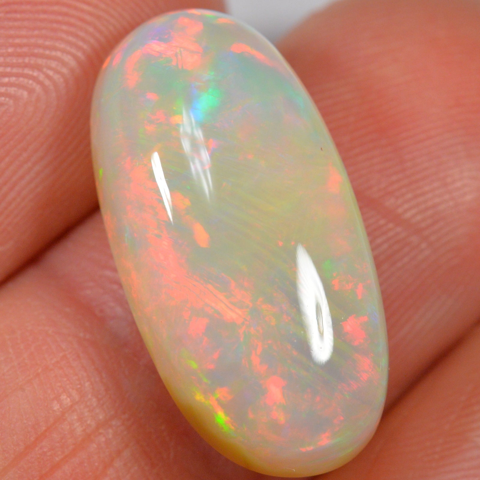 10.6 Carat - Reds - Ethiopian Welo Opal — natural untreated Ethiopian Welo opal