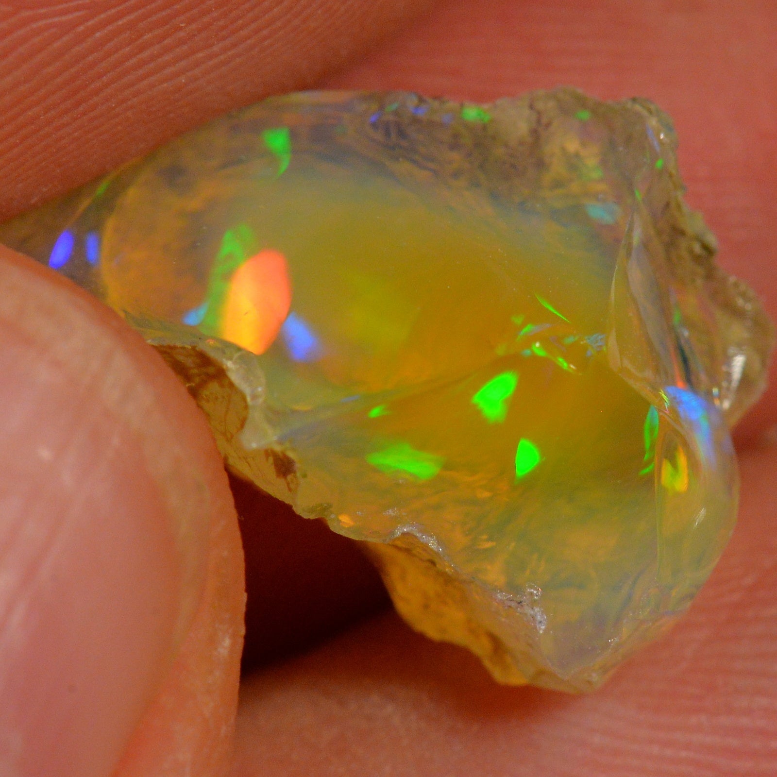 10.8 Carat Rough Ethiopian Welo Opal — natural untreated rough Ethiopian Welo opal