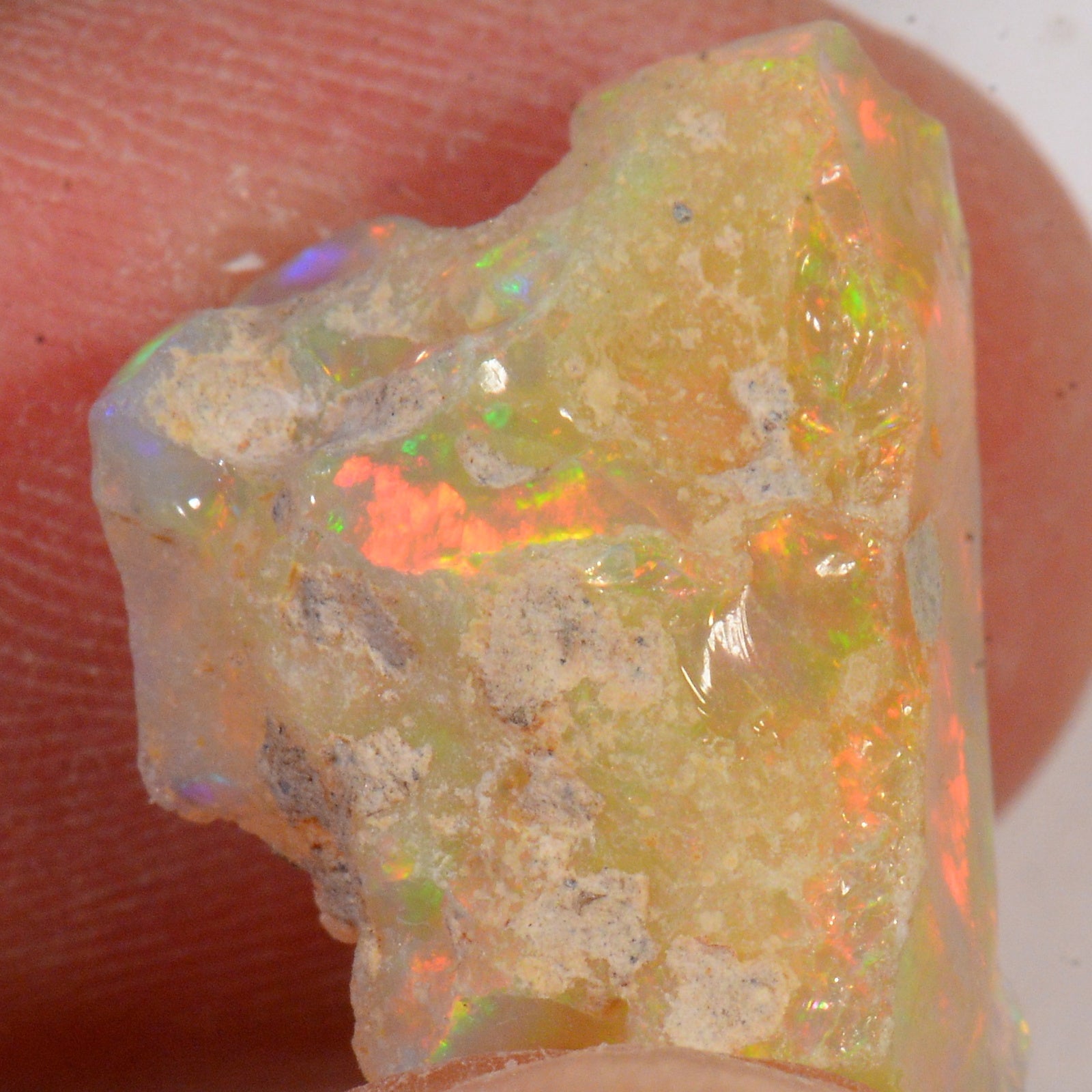 11.2 Karat - Roher Äthiopischer Welo Opal – natürlicher äthiopischer Welo Opal