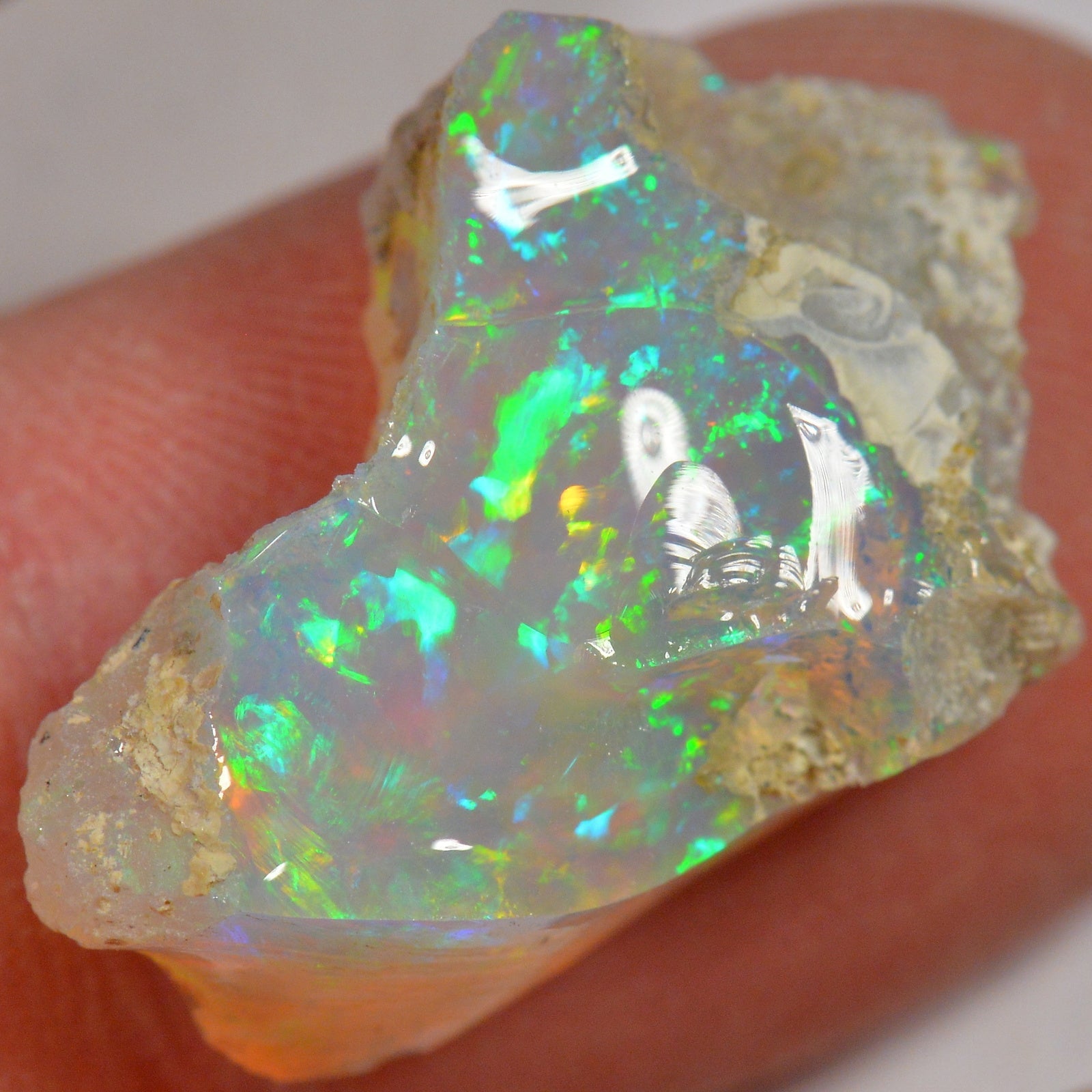 11.4 Karat - Roher Äthiopischer Welo Opal - DeinOpal
