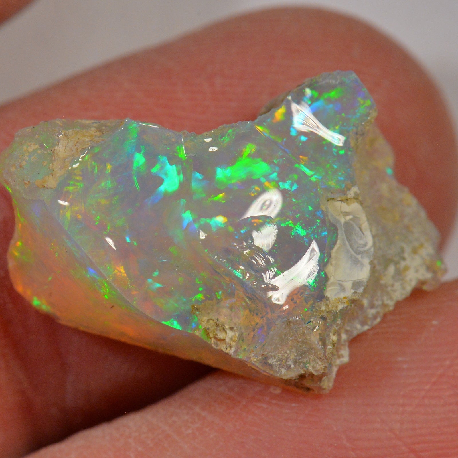 11.4 Karat - Roher Äthiopischer Welo Opal - DeinOpal