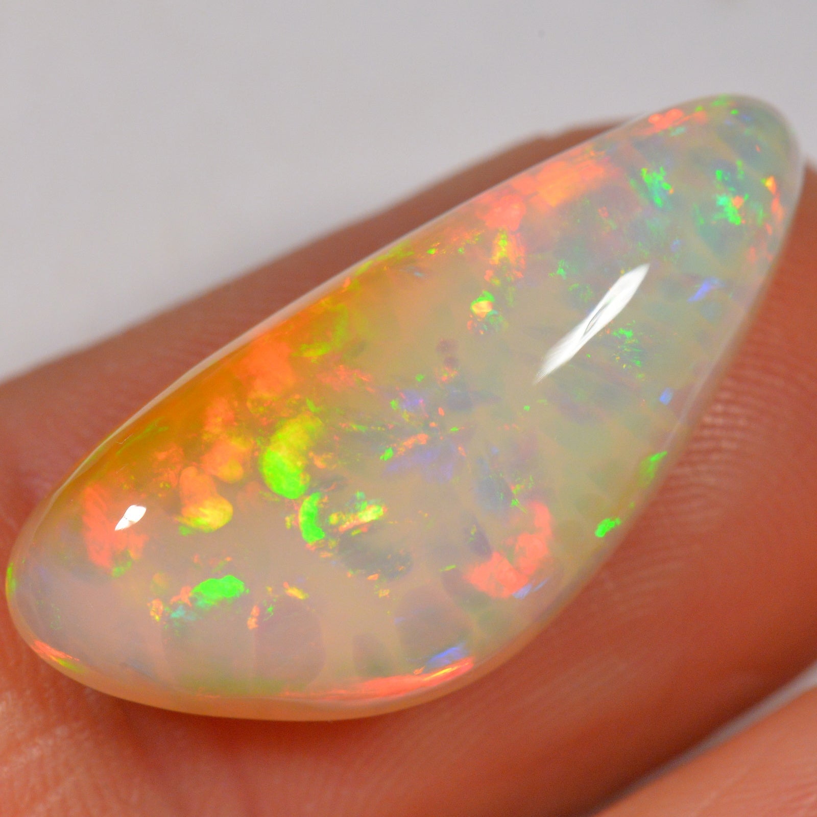 12 Karat - Zellenmuster - Äthiopischer Welo Opal - DeinOpal