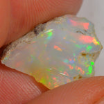 12.3 Carat - Rough Ethiopian Welo Opal — natural untreated rough Ethiopian Welo opal