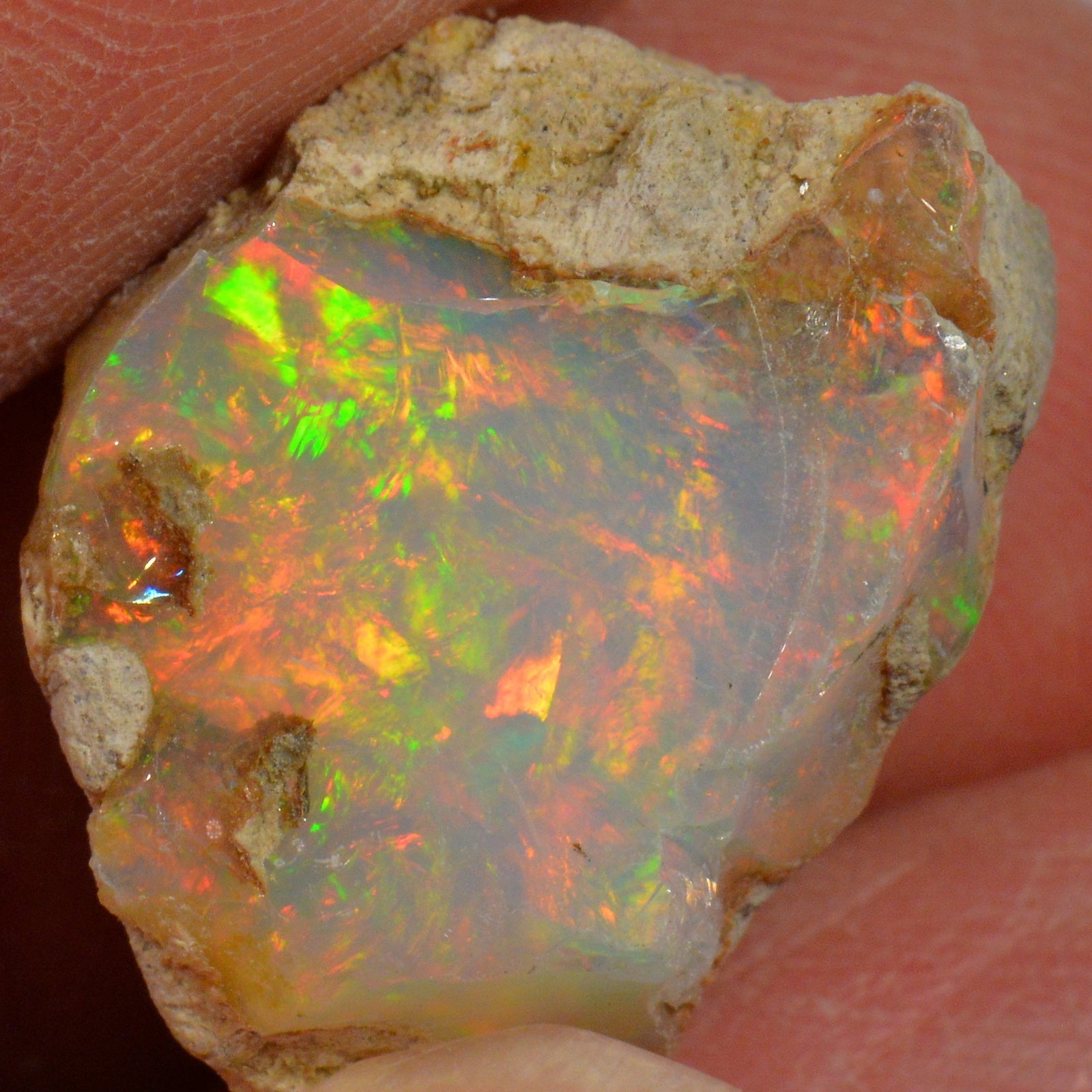 13 Karat - Roher Äthiopischer Welo Opal - DeinOpal