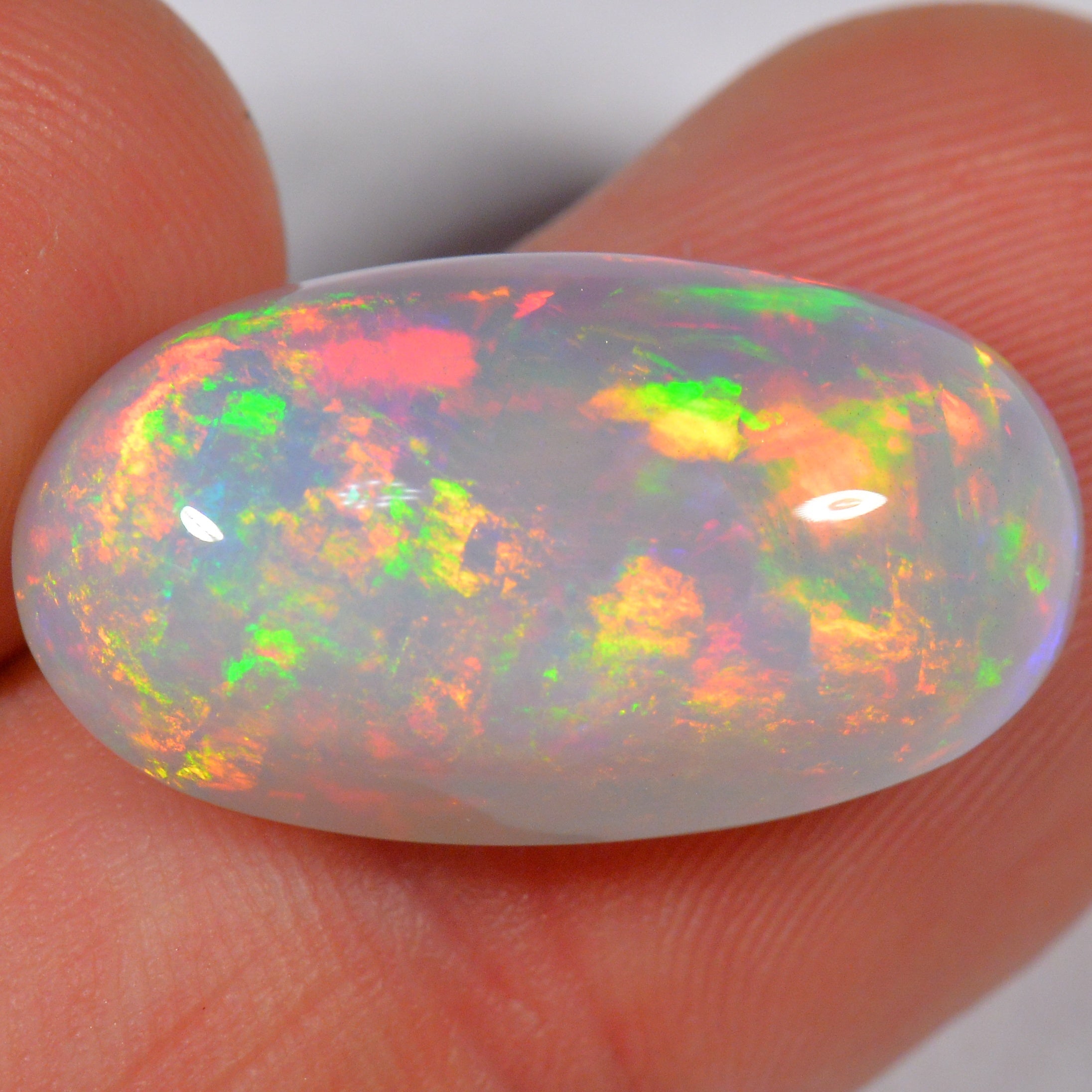 13 Karat - Schöner Ovaler Äthiopischer Welo Opal - DeinOpal