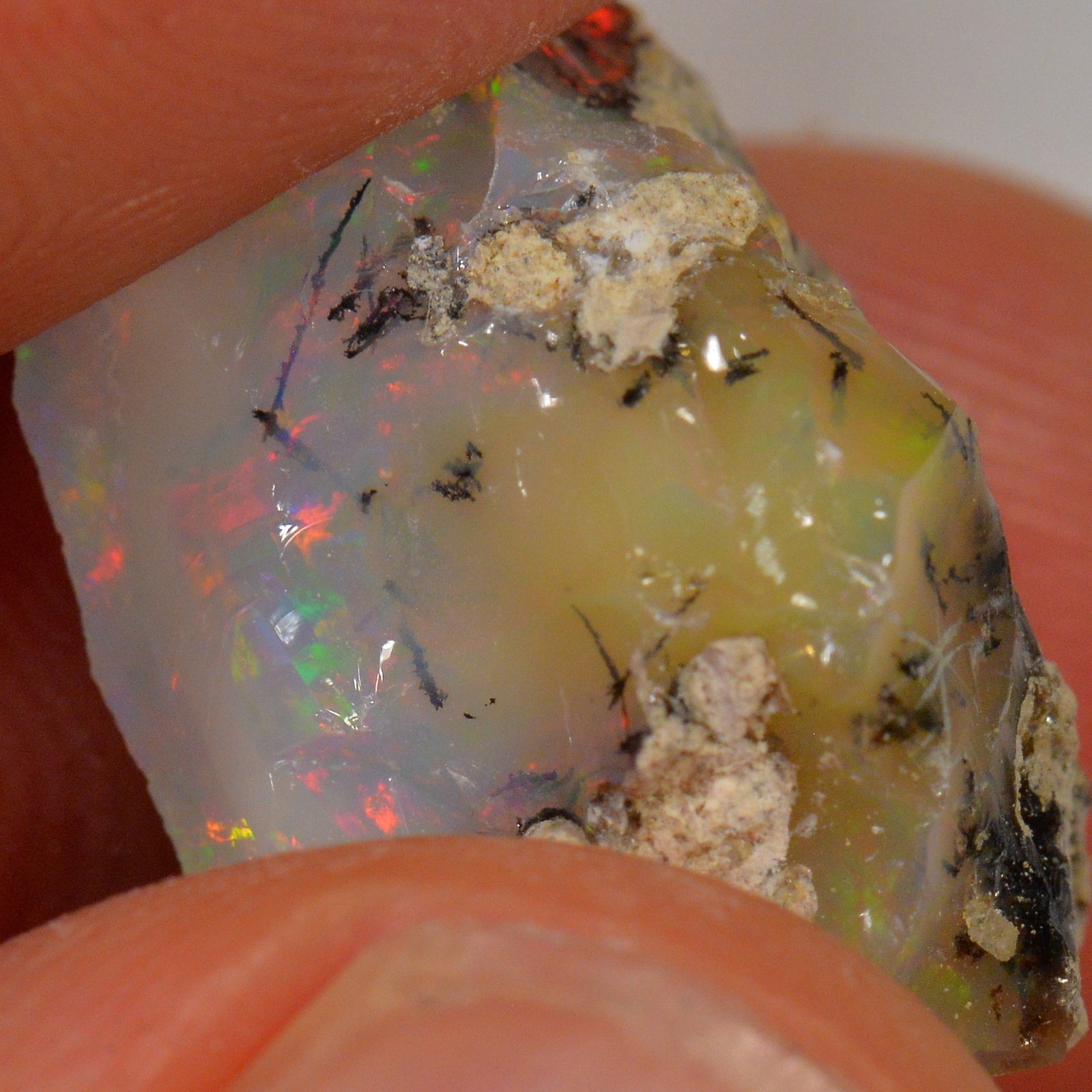 13.5 Karat - Roher Äthiopischer Welo Opal - DeinOpal