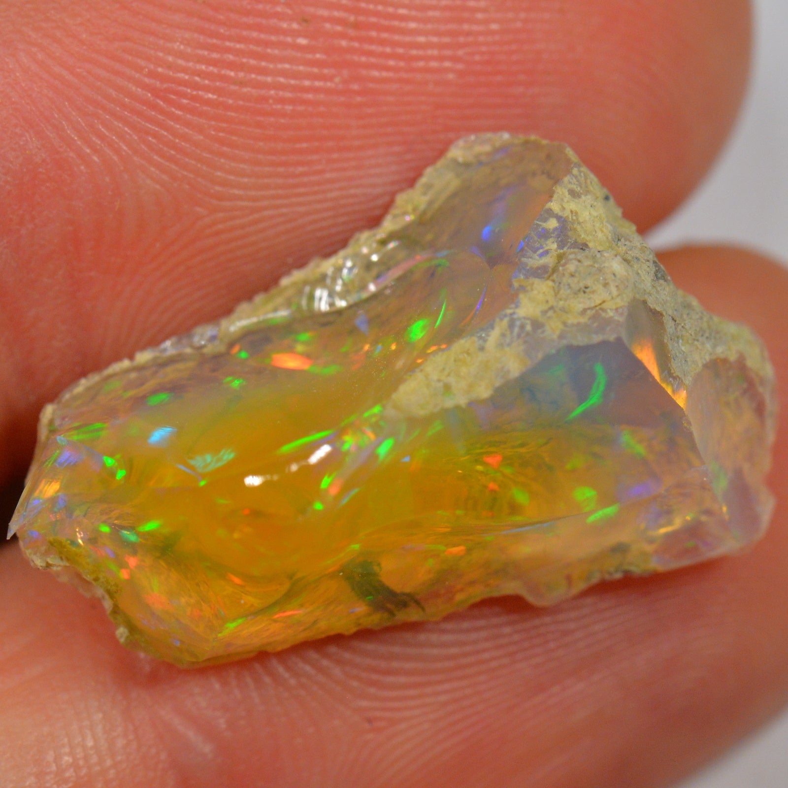 13.5 Carat - Rough Ethiopian Welo Opal — natural untreated rough Ethiopian Welo opal