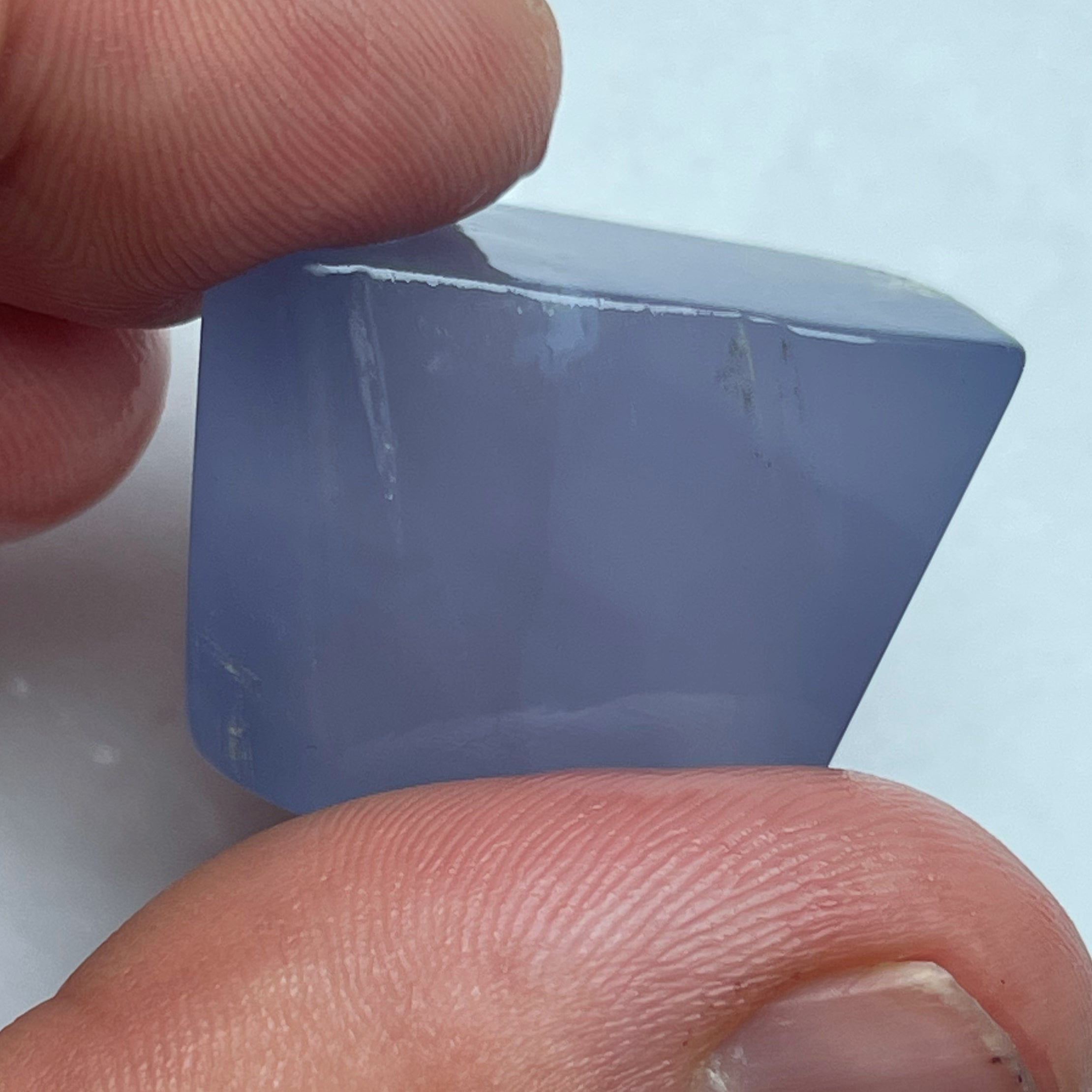 14 Gramm - Blauer Chalzedon aus Äthiopien - DeinOpal