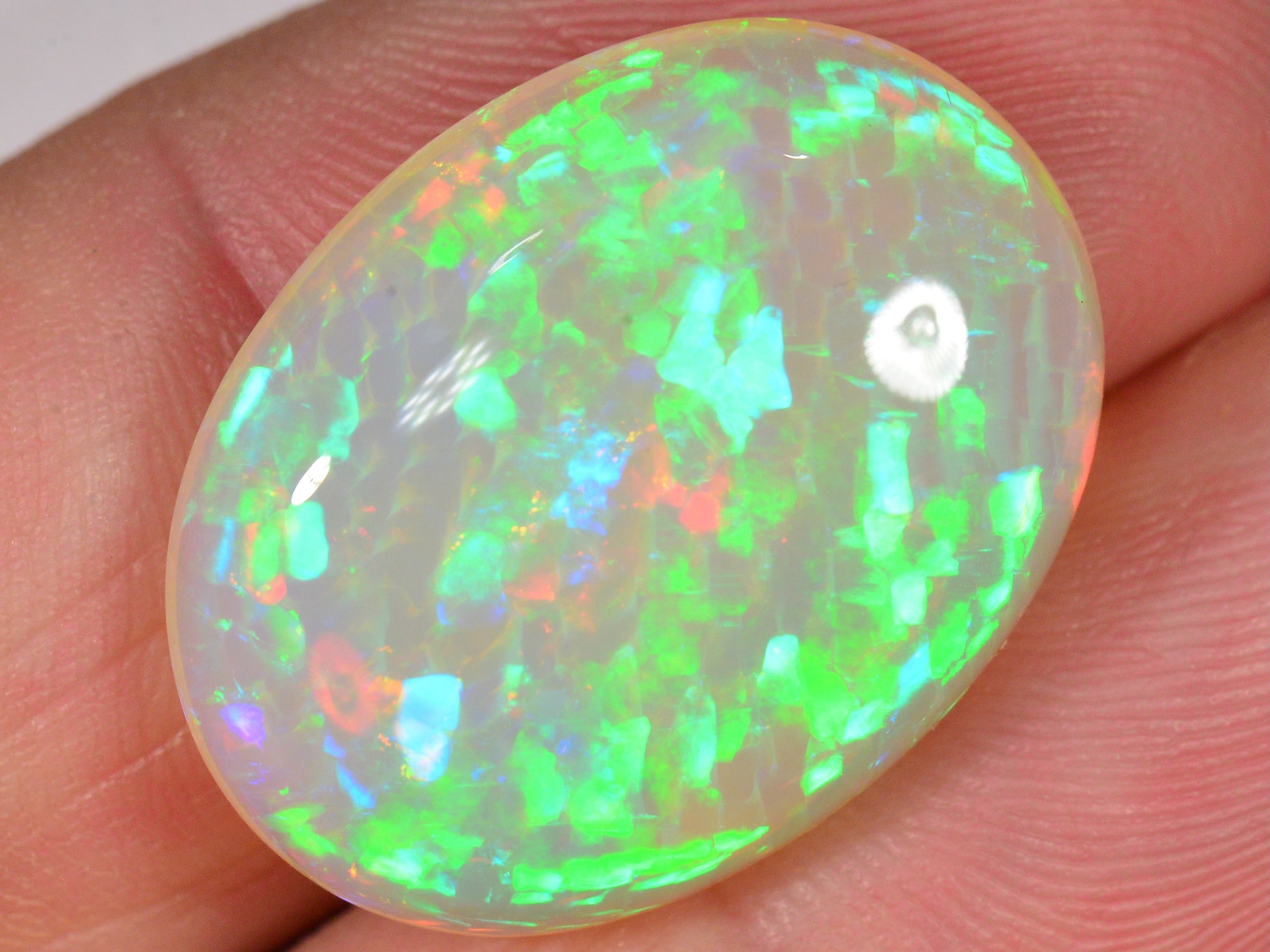 14.3 Karat - Äthiopischer Welo Opal mit Wabenmuster - DeinOpal