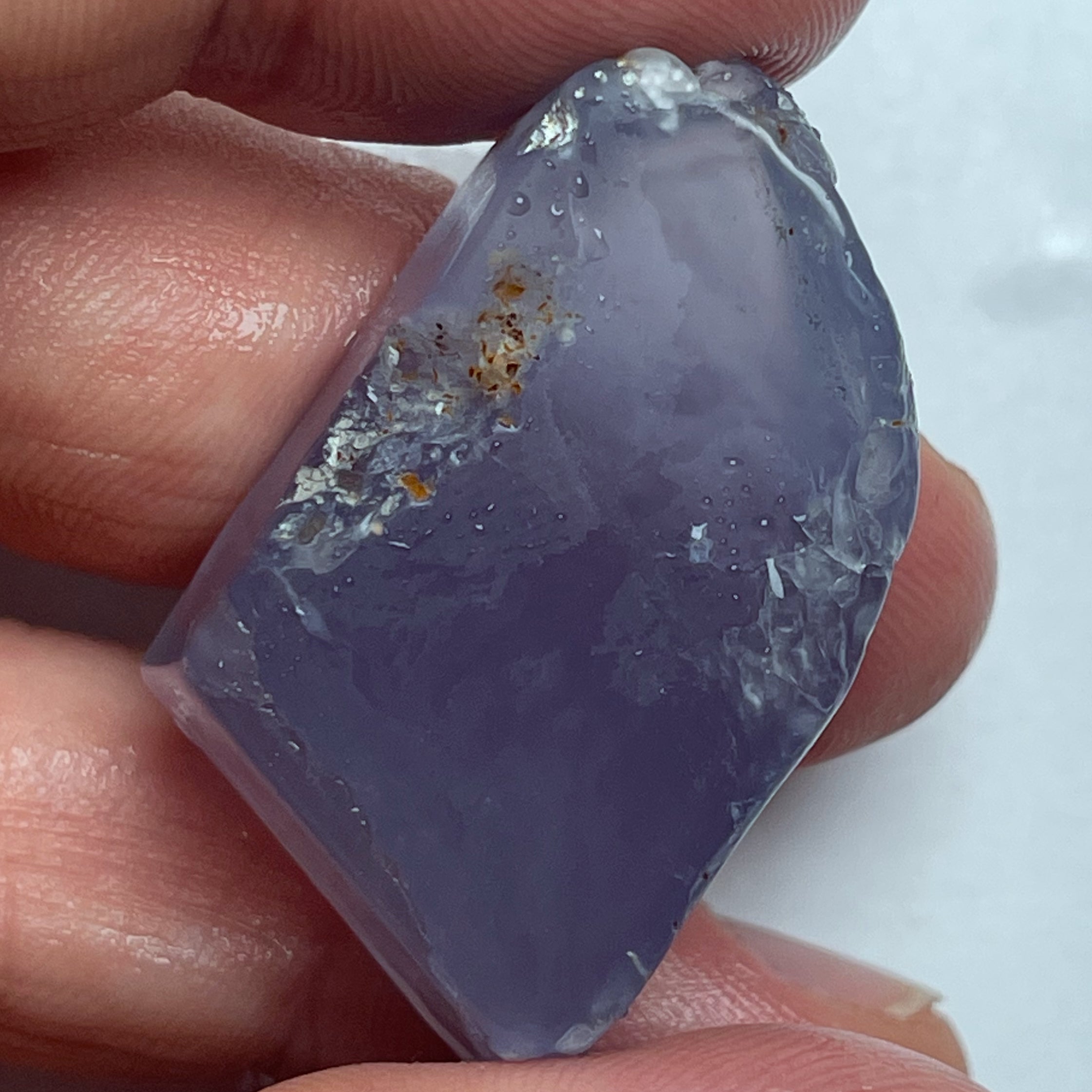15 Gramm - Blauer Chalzedon aus Äthiopien - DeinOpal