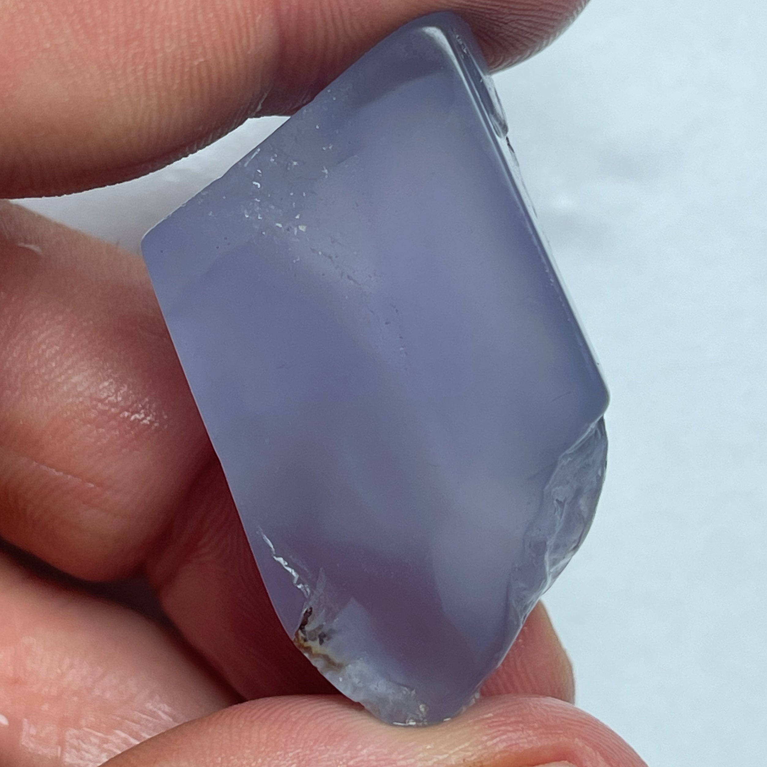15 Gramm - Blauer Chalzedon aus Äthiopien - DeinOpal