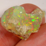 15 Karat - Brillanter Pinfire Roher Äthiopischer Welo Opal - DeinOpal