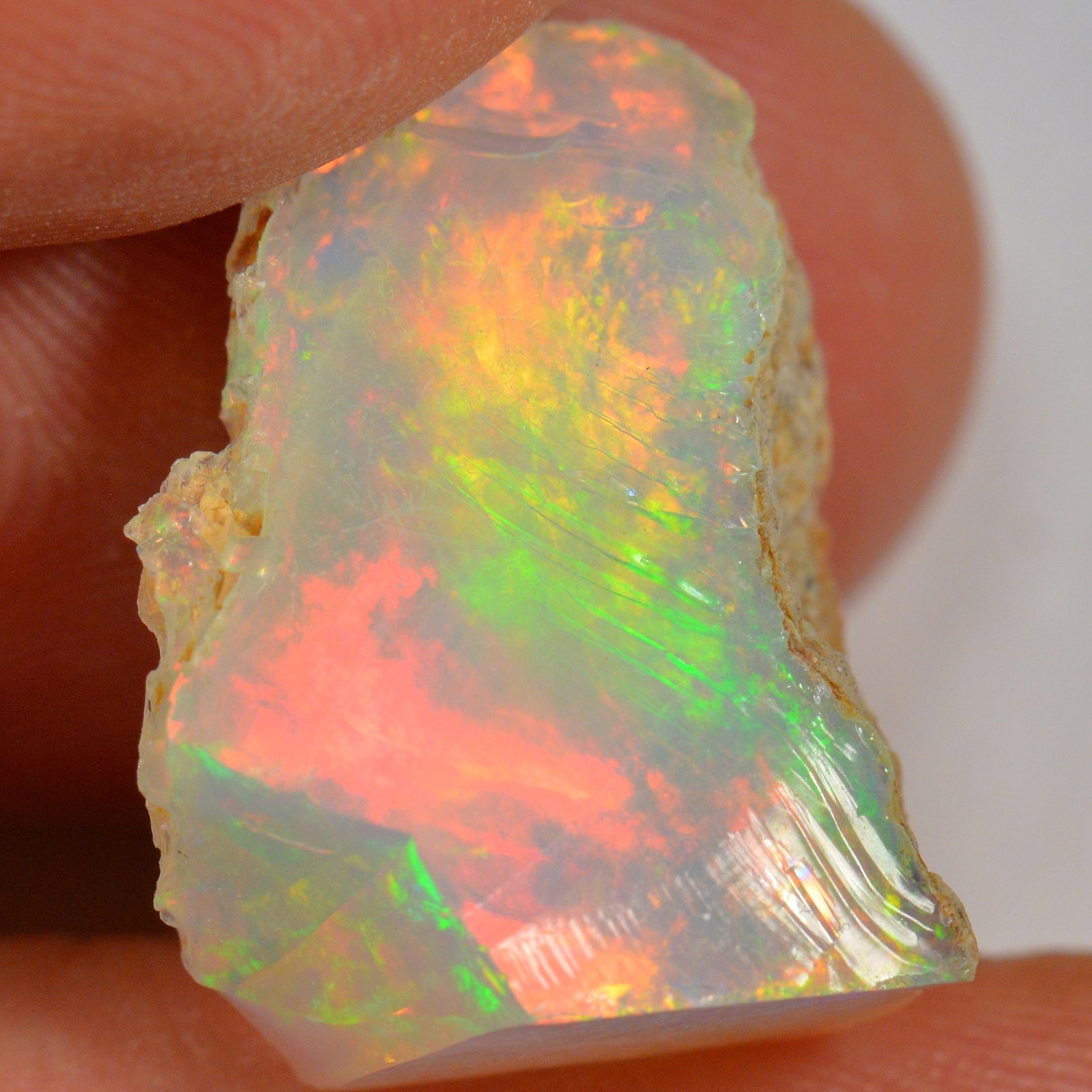 16.5 Carat - Rough Ethiopian Welo Opal — natural untreated rough Ethiopian Welo opal