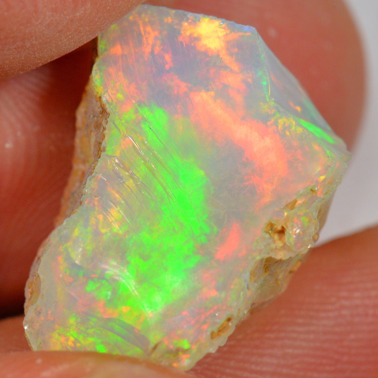16.5 Carat - Rough Ethiopian Welo Opal — natural untreated rough Ethiopian Welo opal
