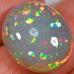 17.1 Carat Stunning Dark Ethiopian Welo Opal with Rainbow Colors — natural untreated Ethiopian Welo opal