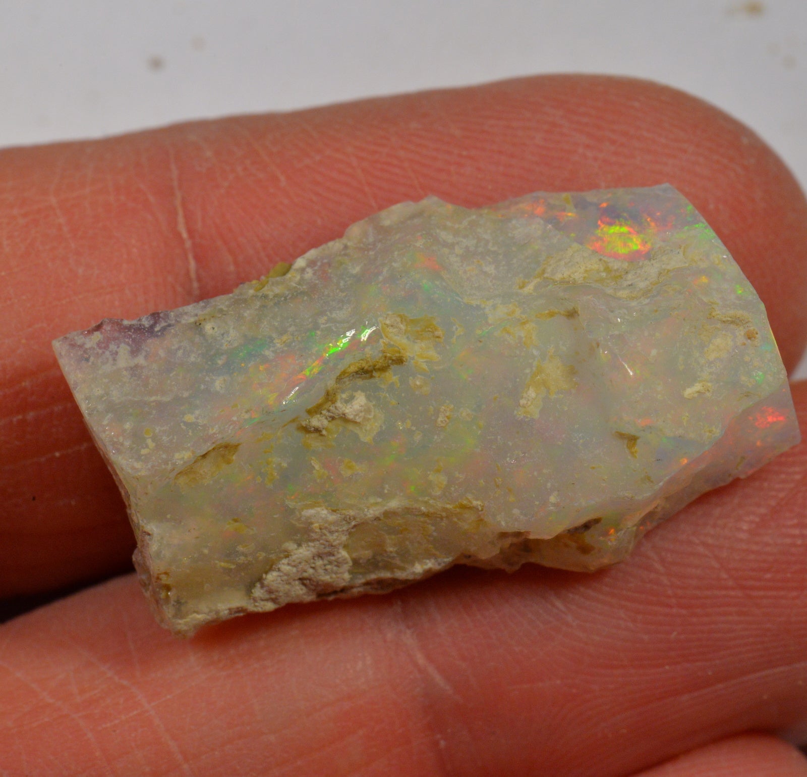 17.2 Karat - Roher Äthiopischer Welo Opal - DeinOpal