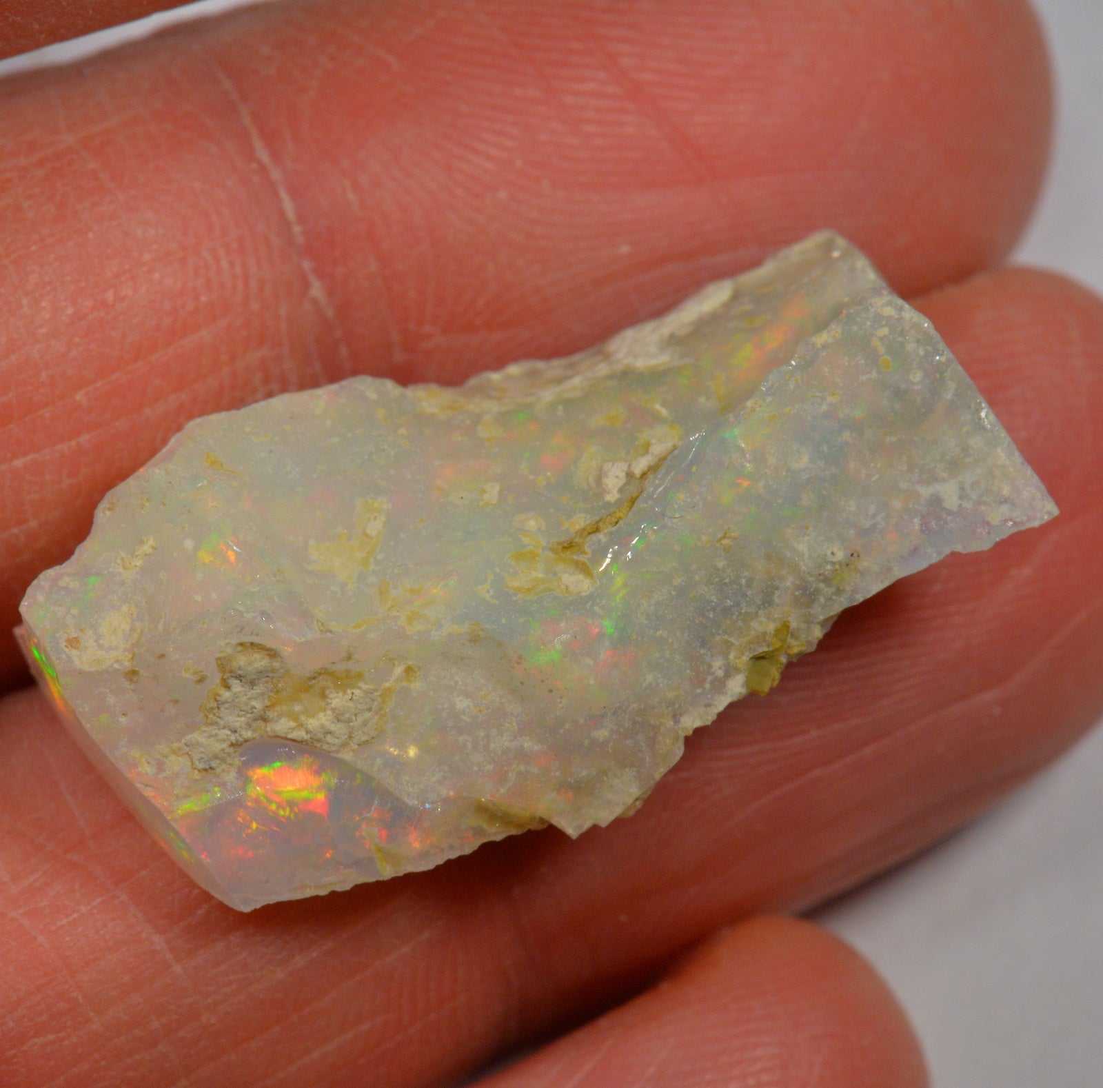 17.2 Karat - Roher Äthiopischer Welo Opal - DeinOpal