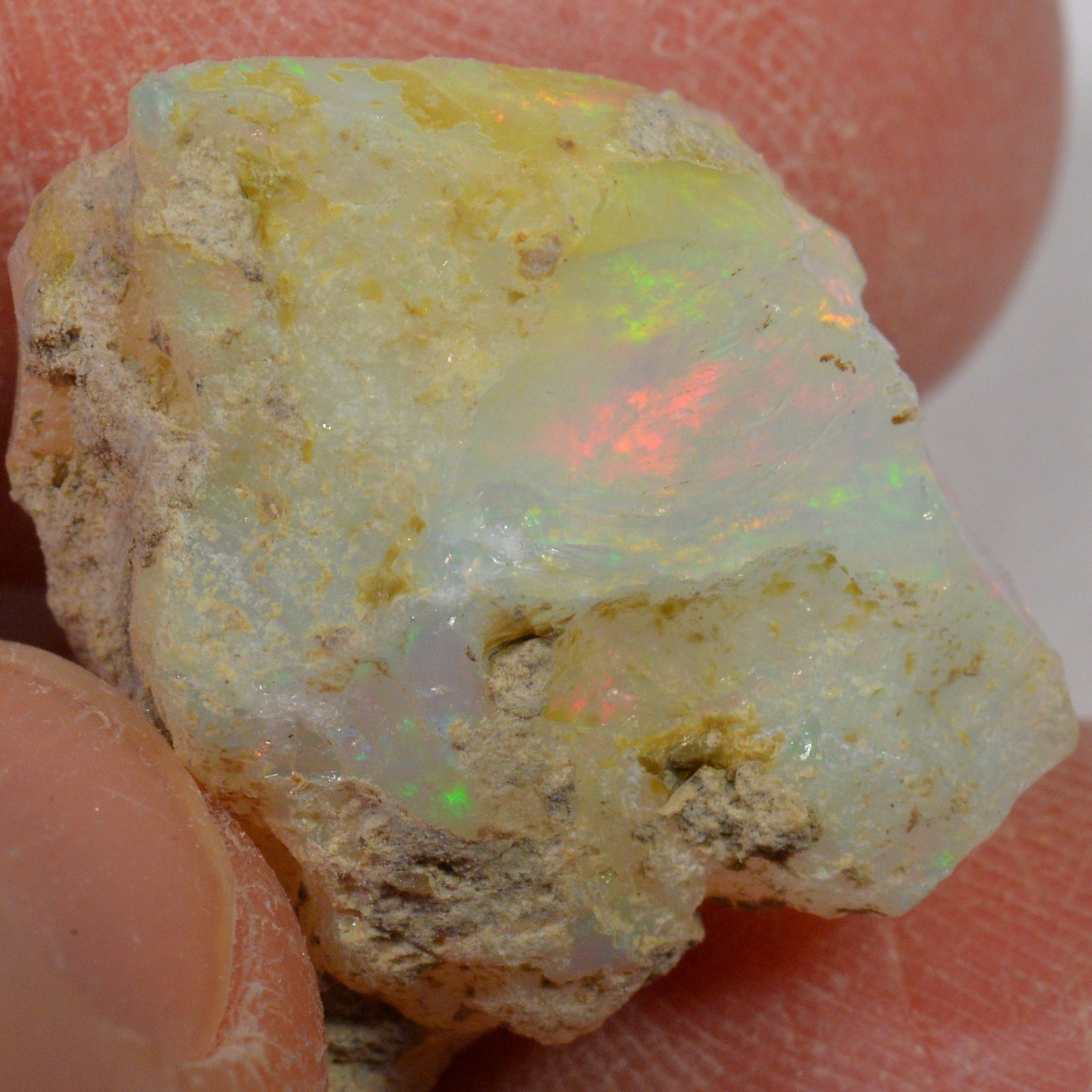 17.8 Karat - Roher Äthiopischer Welo Opal - DeinOpal