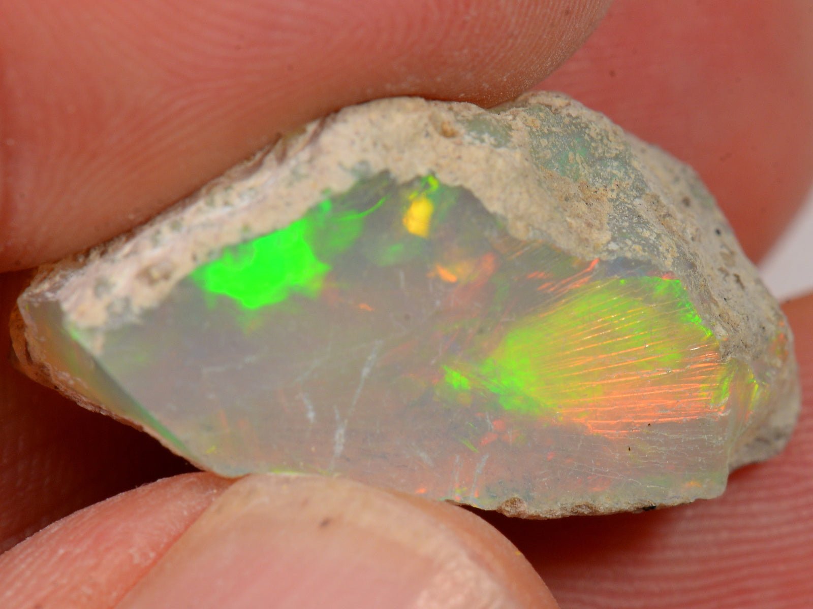 18 Karat - Roher Äthiopischer Welo Opal - DeinOpal