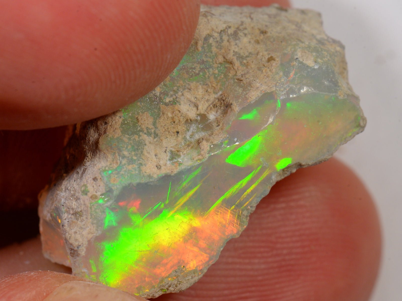 18 Karat - Roher Äthiopischer Welo Opal - DeinOpal