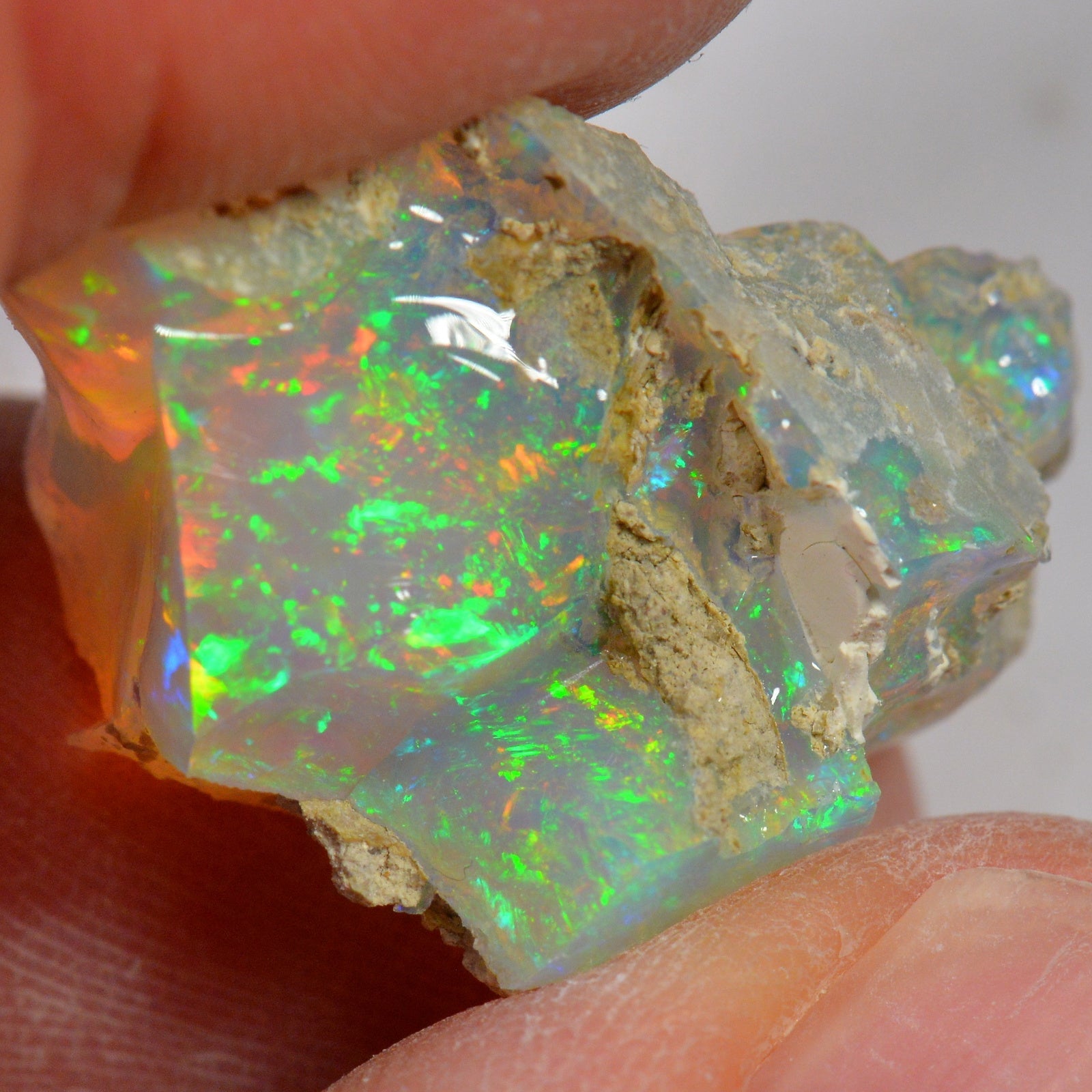 18.3 Karat - Roher Äthiopischer Welo Opal - DeinOpal