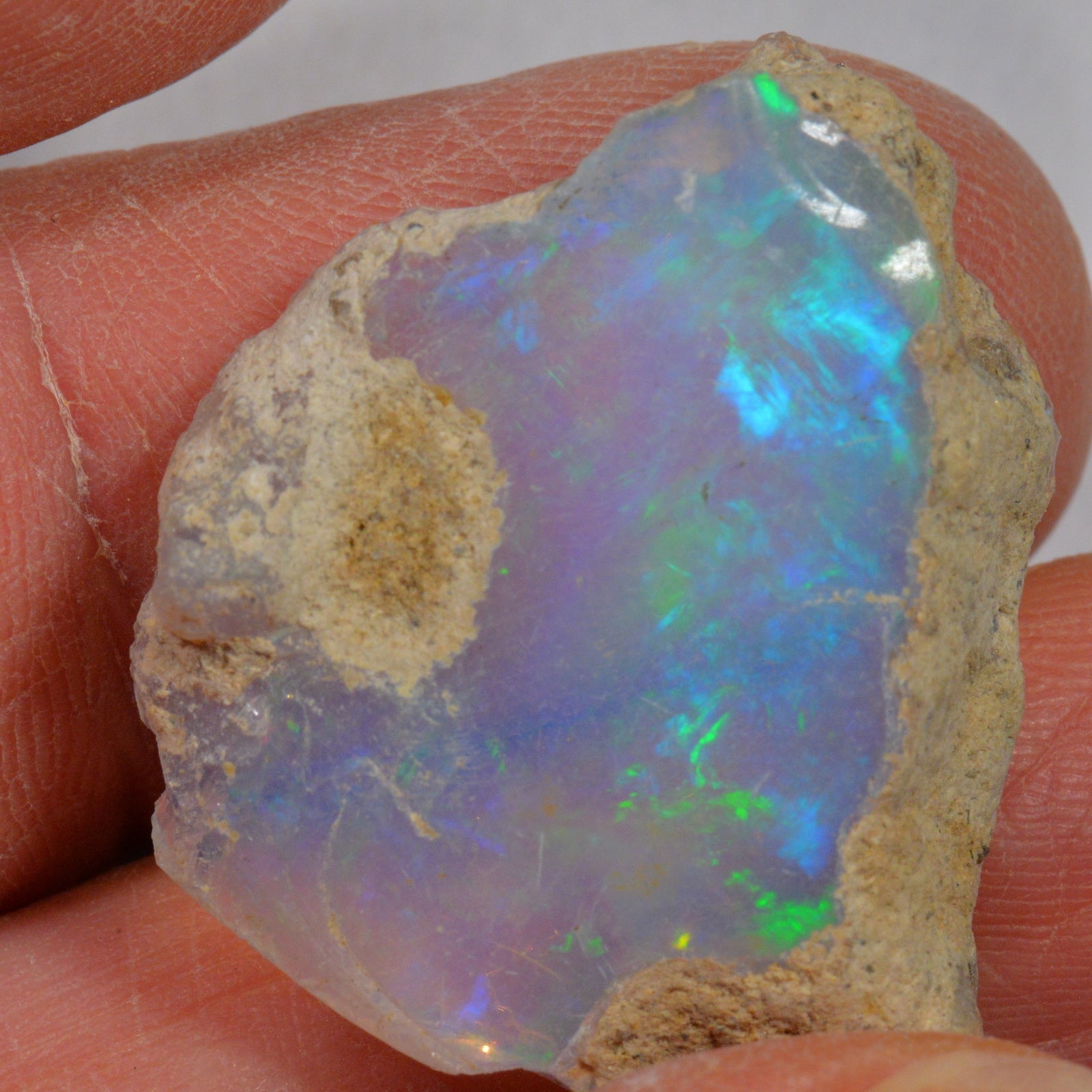 18.4 Karat - Roher Äthiopischer Welo Opal - DeinOpal