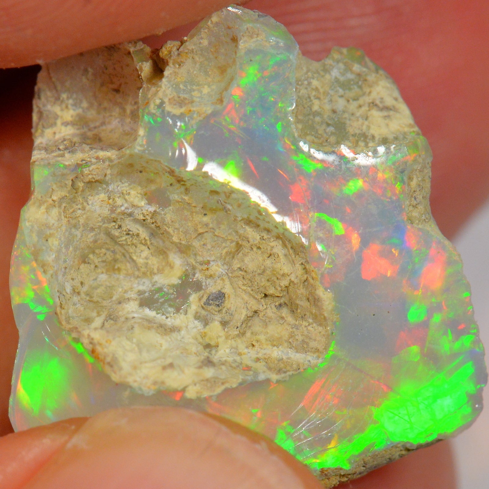 19.2 Karat - Roher Äthiopischer Welo Opal - DeinOpal