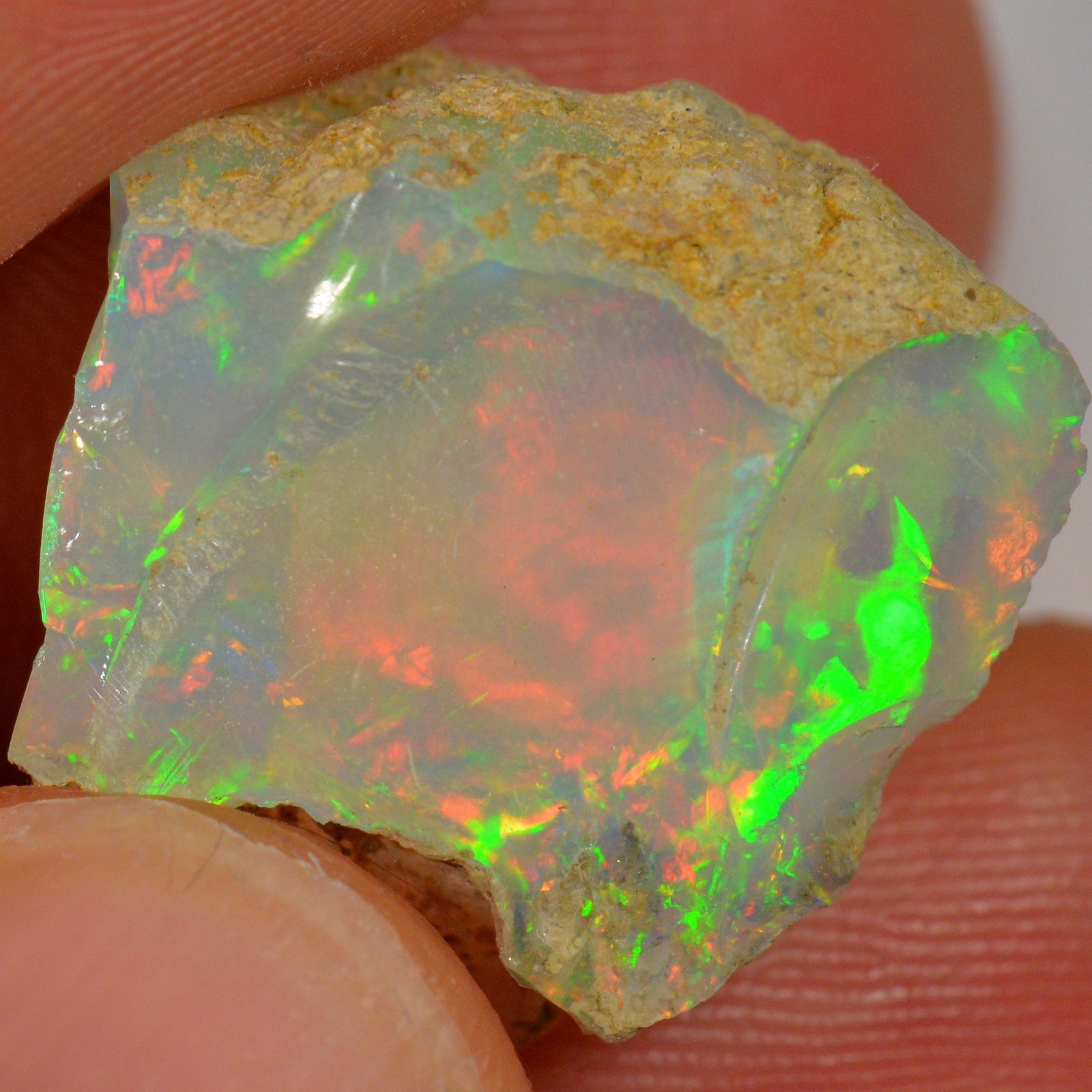 19.2 Karat - Roher Äthiopischer Welo Opal - DeinOpal