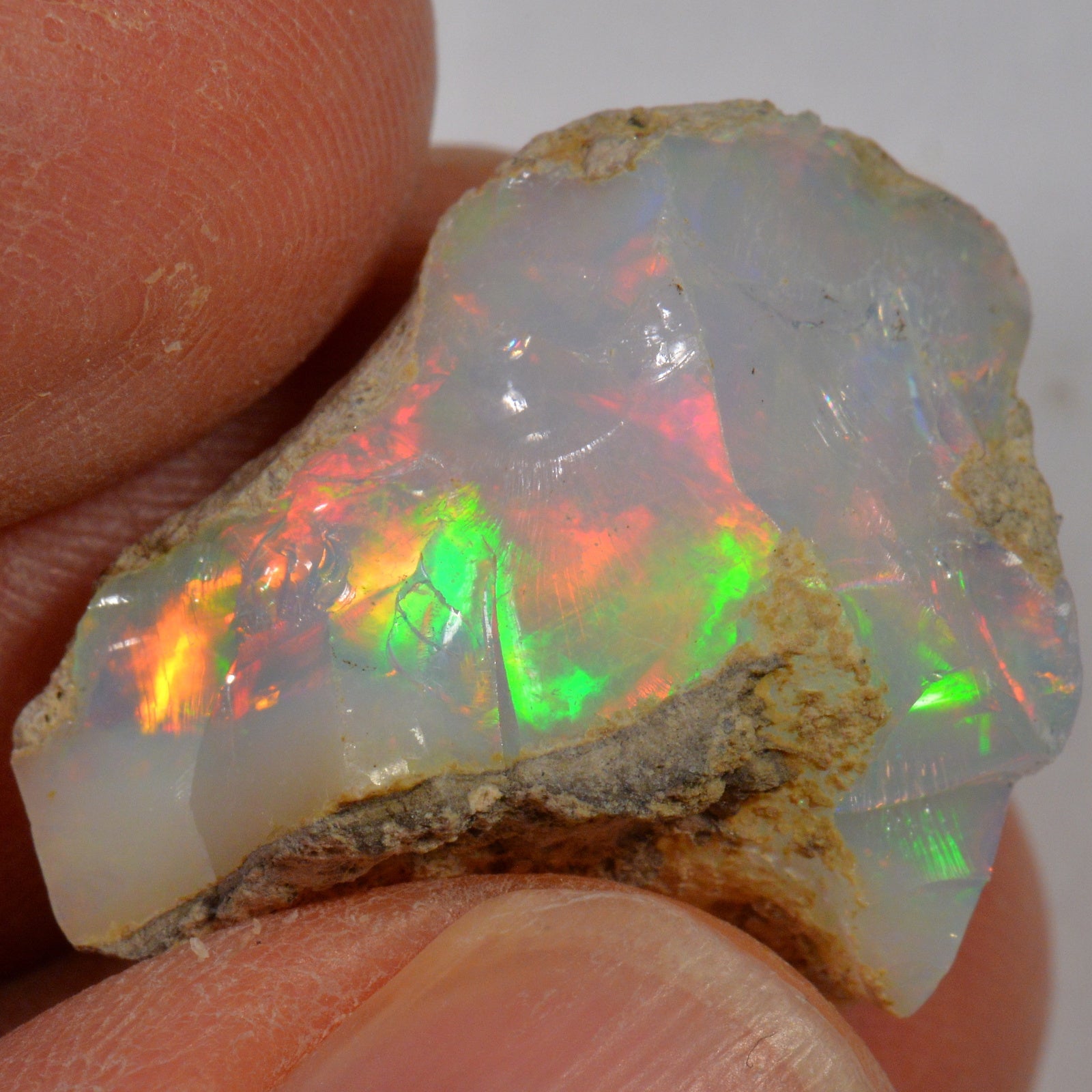 19.7 Karat - Roher Äthiopischer Welo Opal - DeinOpal