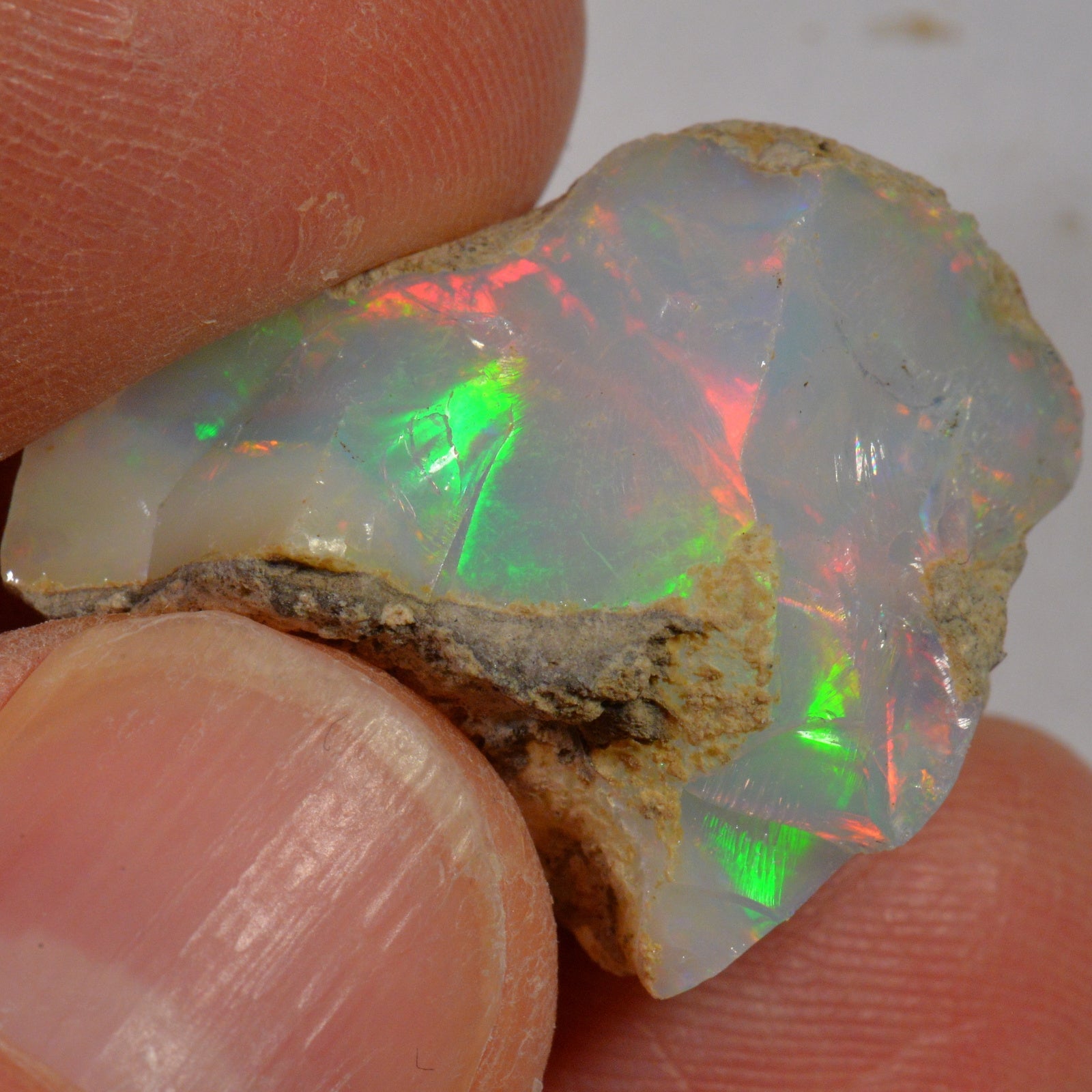 19.7 Karat - Roher Äthiopischer Welo Opal - DeinOpal