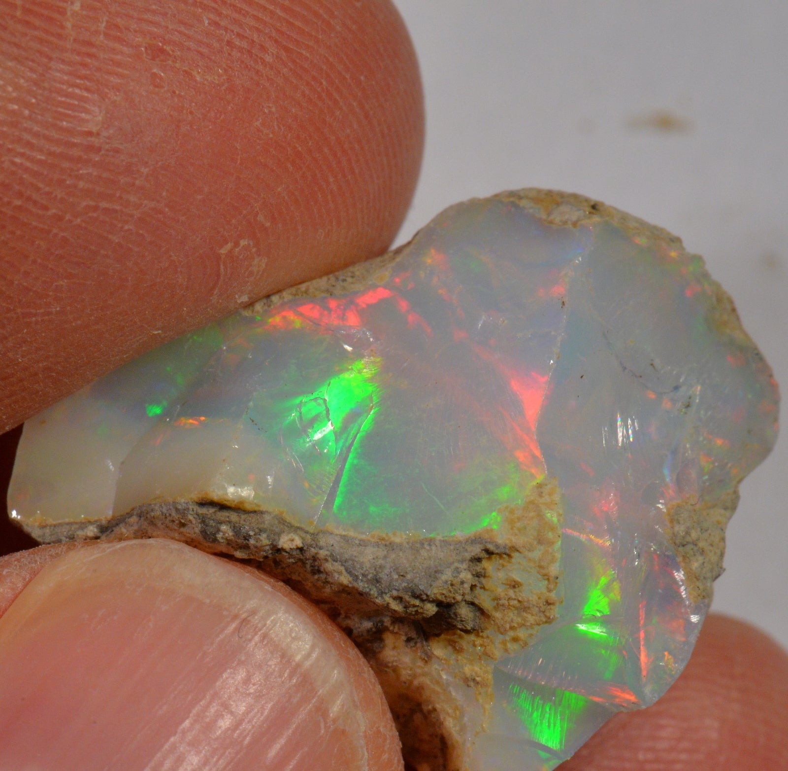 19.7 Karat - Roher Äthiopischer Welo Opal - DeinOpal