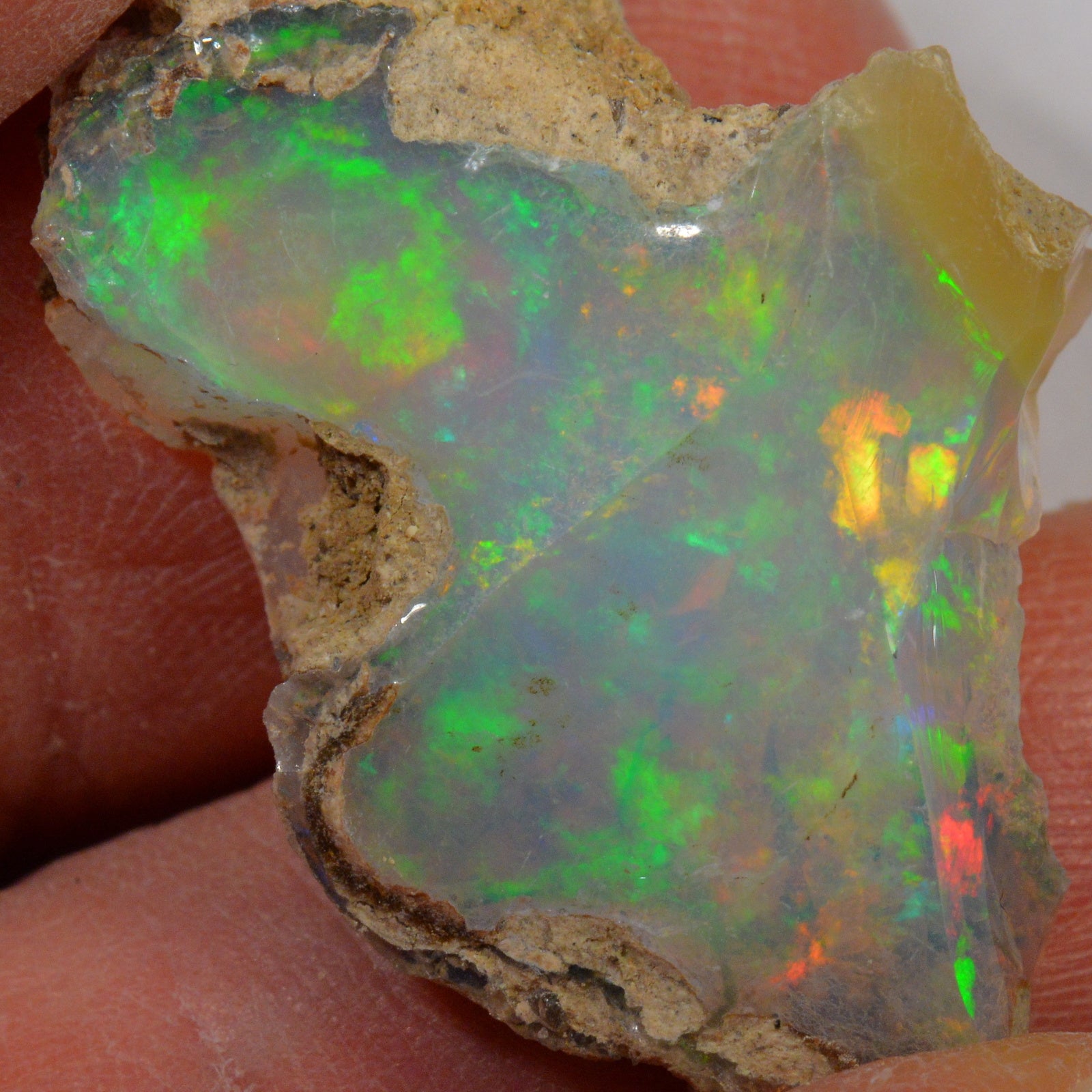 20.2 Karat - Roher Äthiopischer Welo Opal - DeinOpal