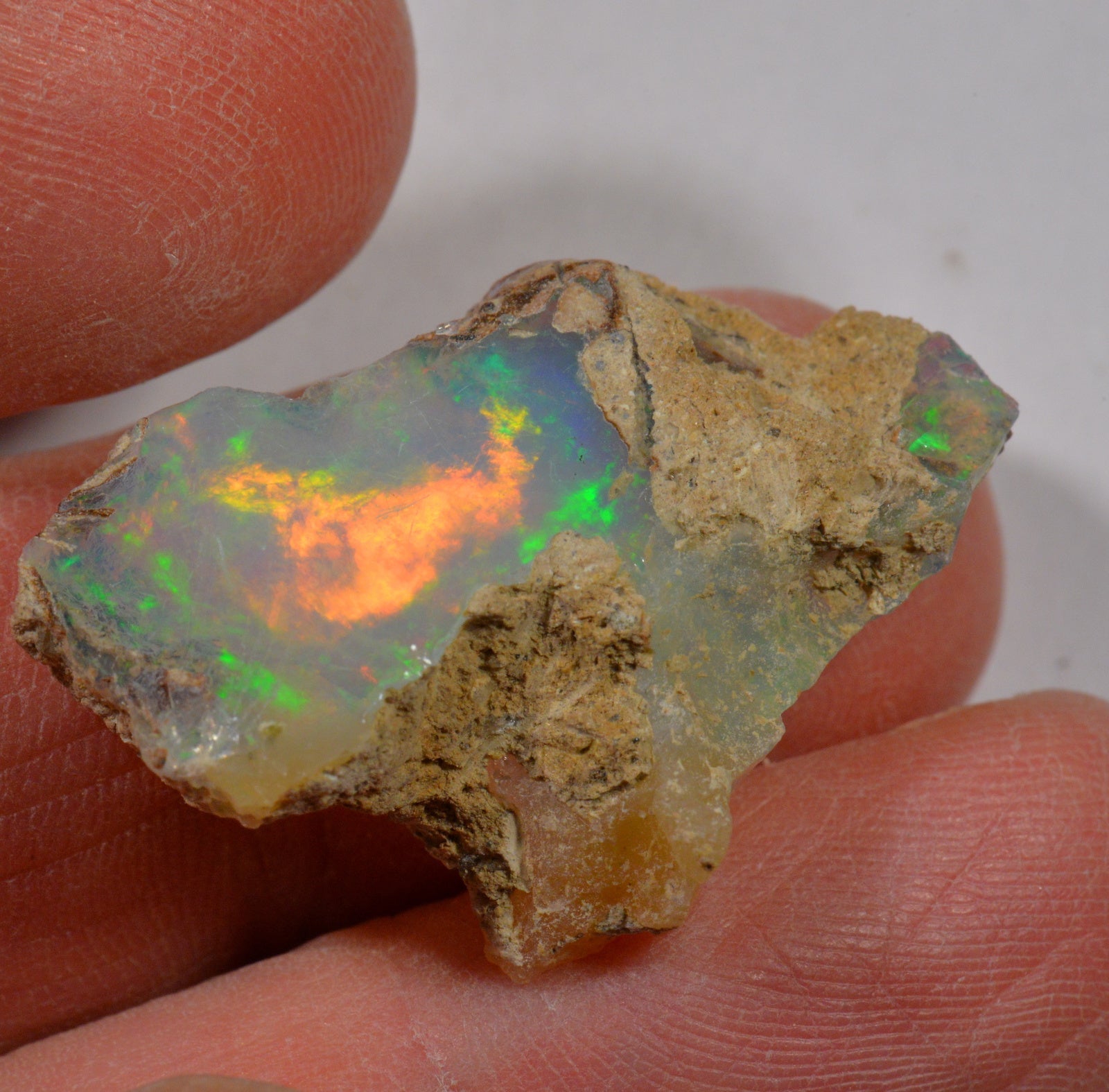 20.2 Karat - Roher Äthiopischer Welo Opal - DeinOpal