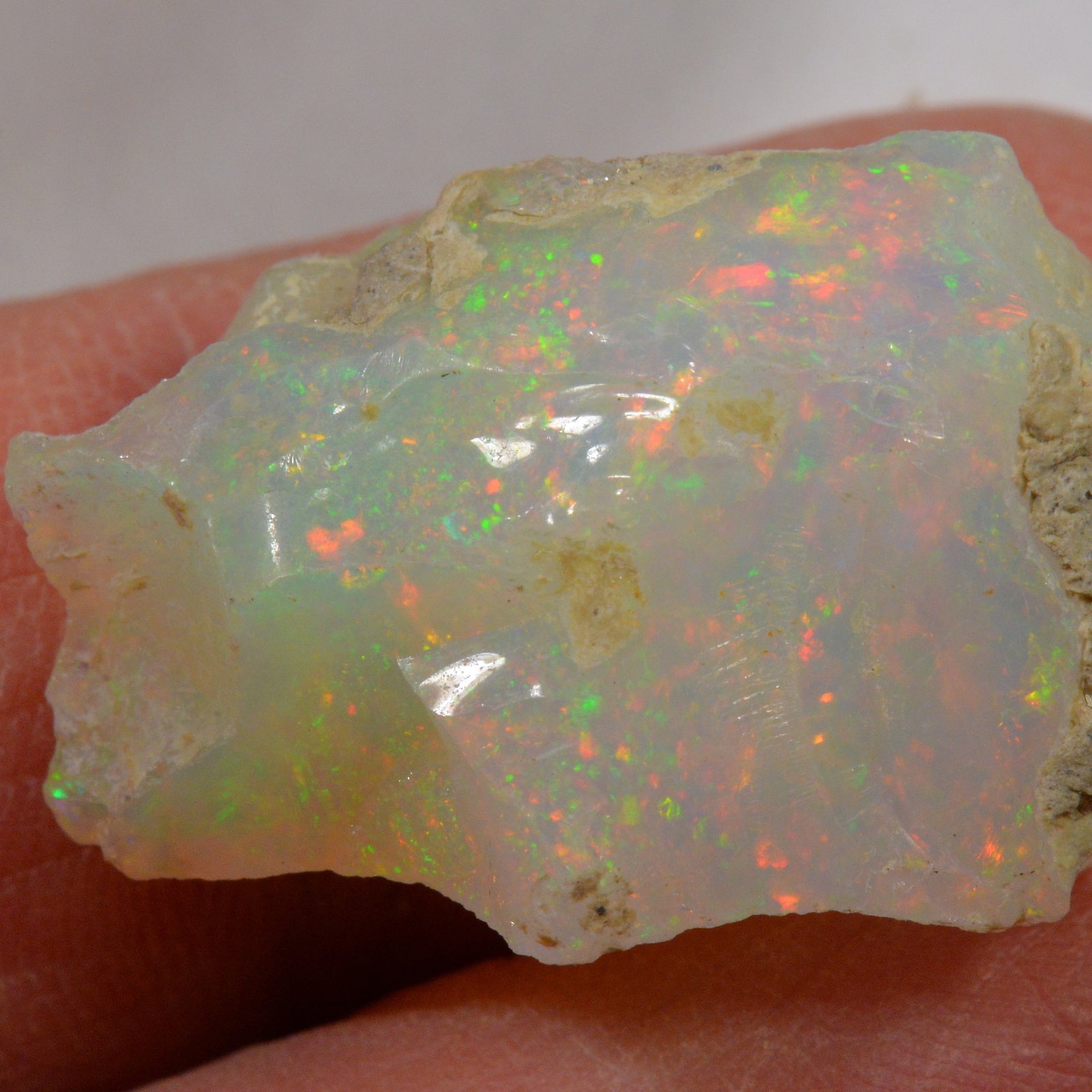 21.7 Karat - Roher Äthiopischer Welo Opal - DeinOpal