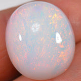 21.9 Carat - Big Oval Ethiopian Welo Opal With Reds — natural untreated Ethiopian Welo opal