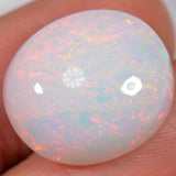 21.9 Carat - Big Oval Ethiopian Welo Opal With Reds — natural untreated Ethiopian Welo opal