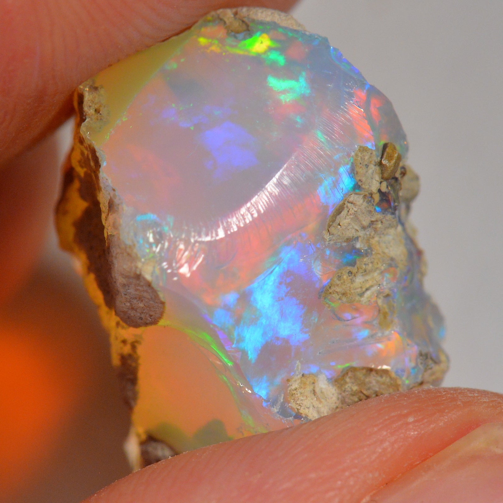 22.1 Karat - Roher Äthiopischer Welo Opal - DeinOpal
