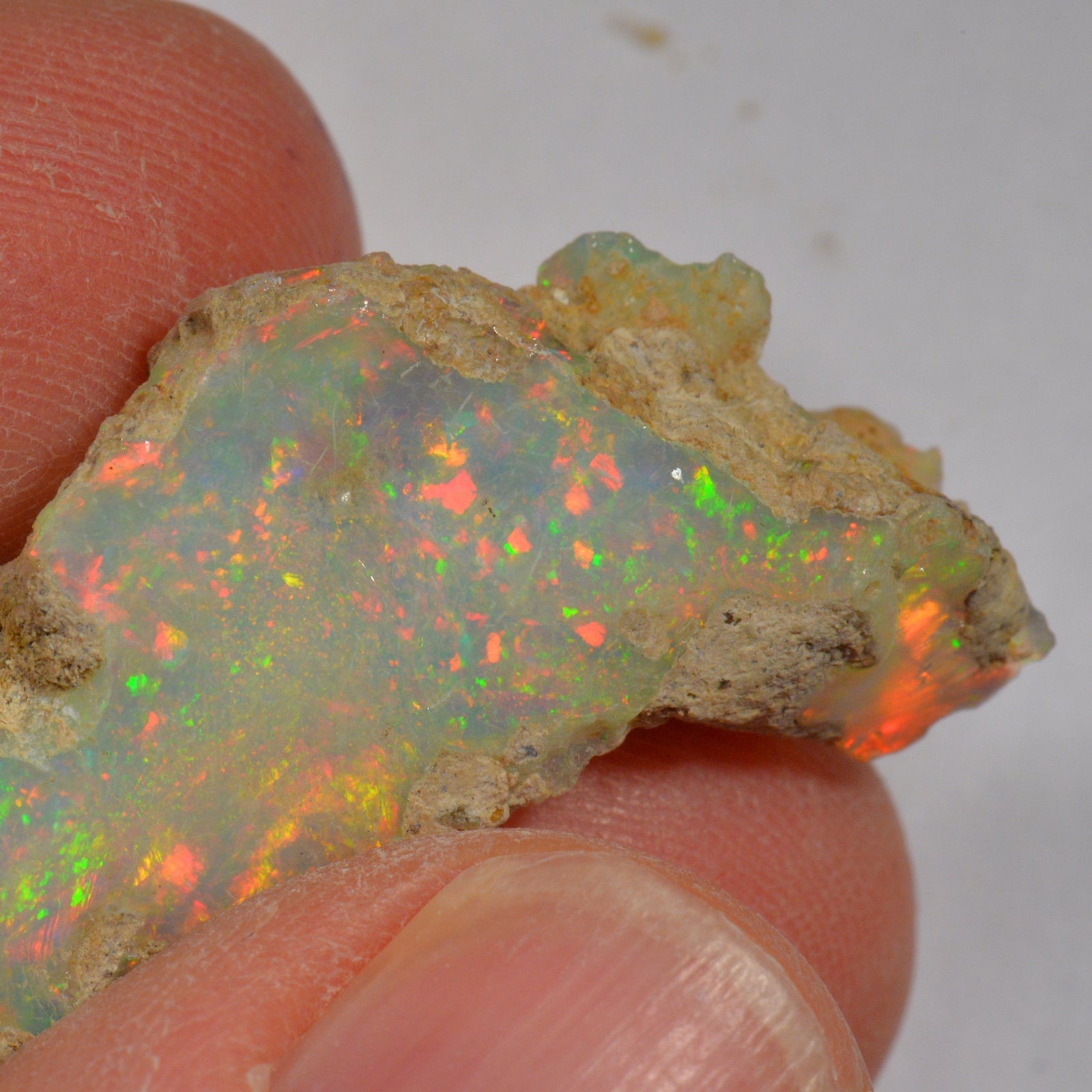 22.7 Karat - Roher Äthiopischer Welo Opal - DeinOpal