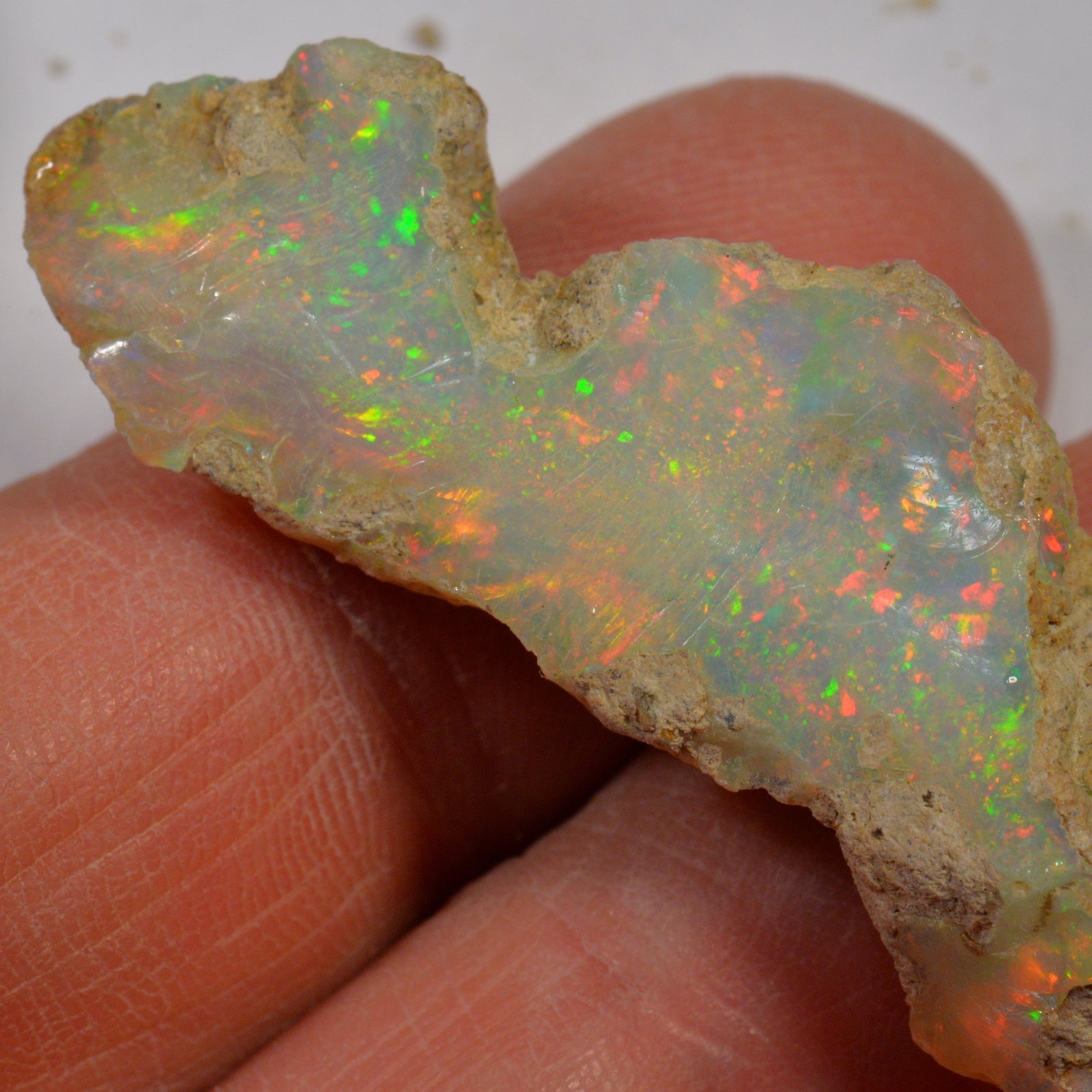 22.7 Karat - Roher Äthiopischer Welo Opal - DeinOpal