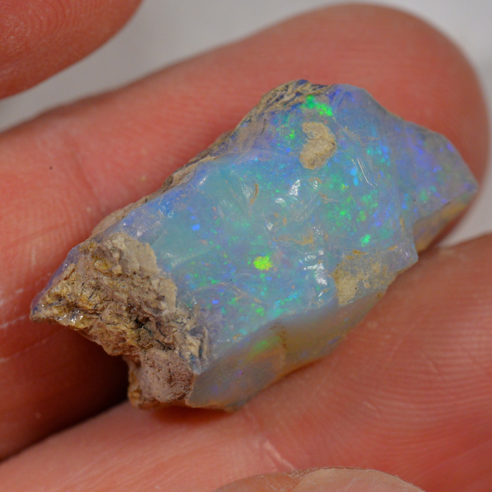 22.8 Carat Rough Ethiopian Welo Opal — natural untreated rough Ethiopian Welo opal