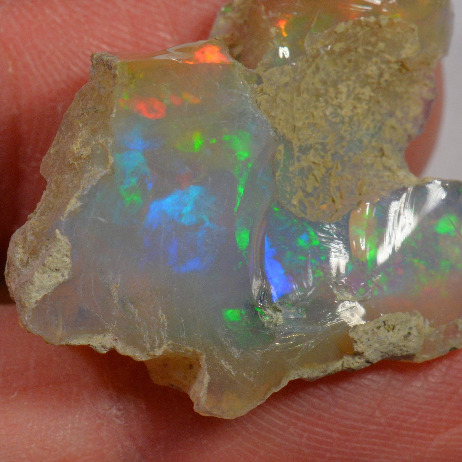 23.3 Karat - Roher Äthiopischer Welo Opal - DeinOpal