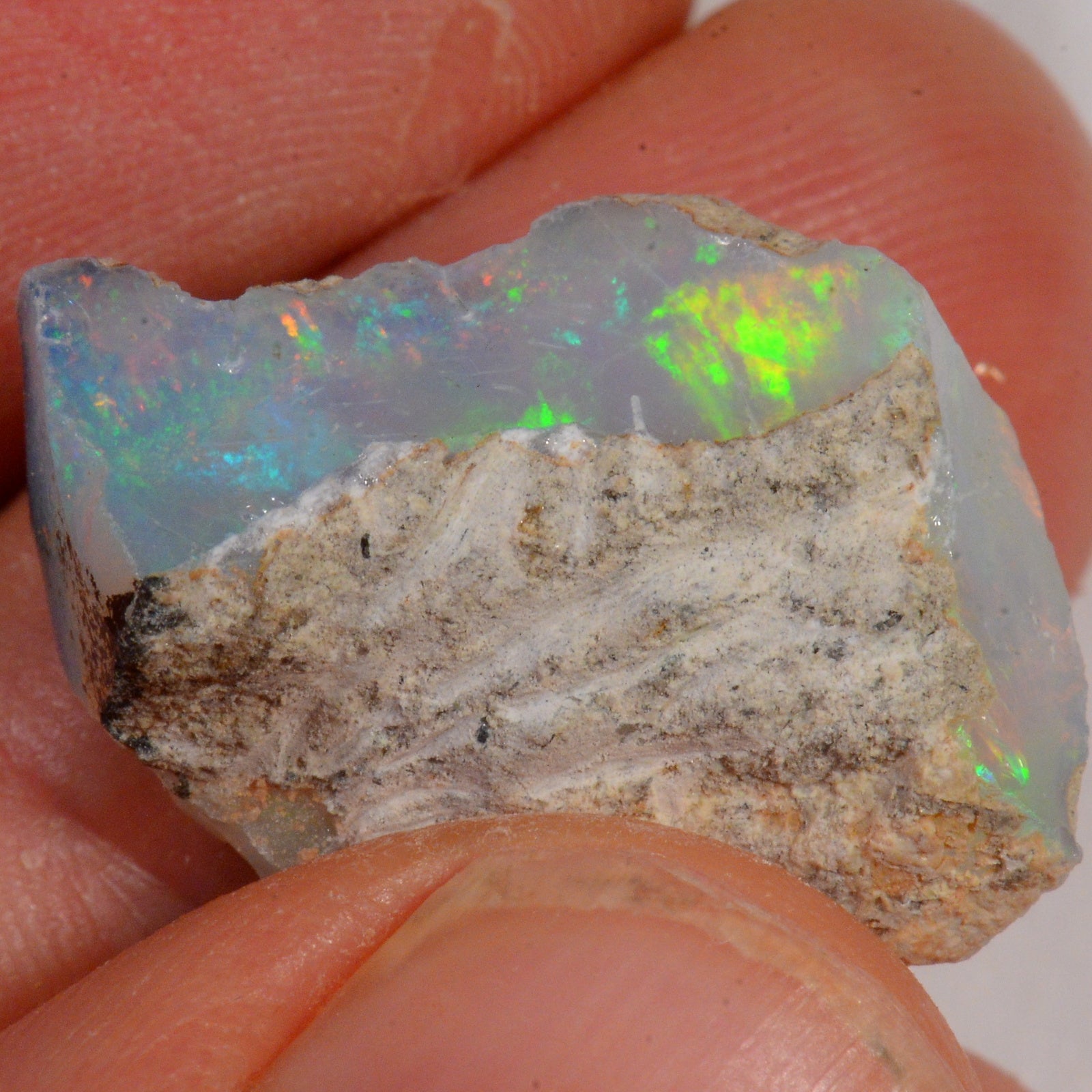 13.8 Karat - Roher Äthiopischer Welo Opal – natürlicher äthiopischer Welo Opal