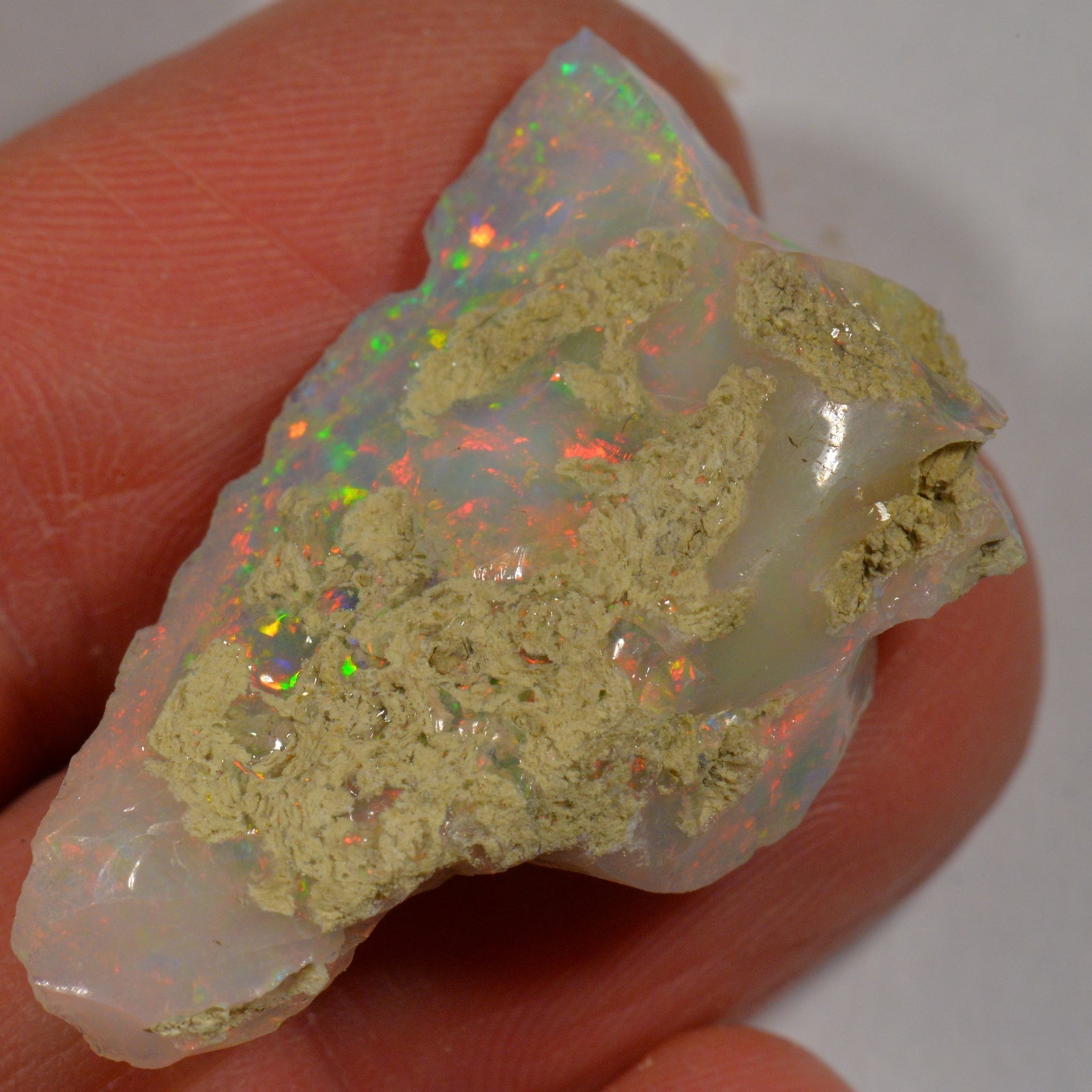 24.4 Karat - Roher Äthiopischer Welo Opal - DeinOpal