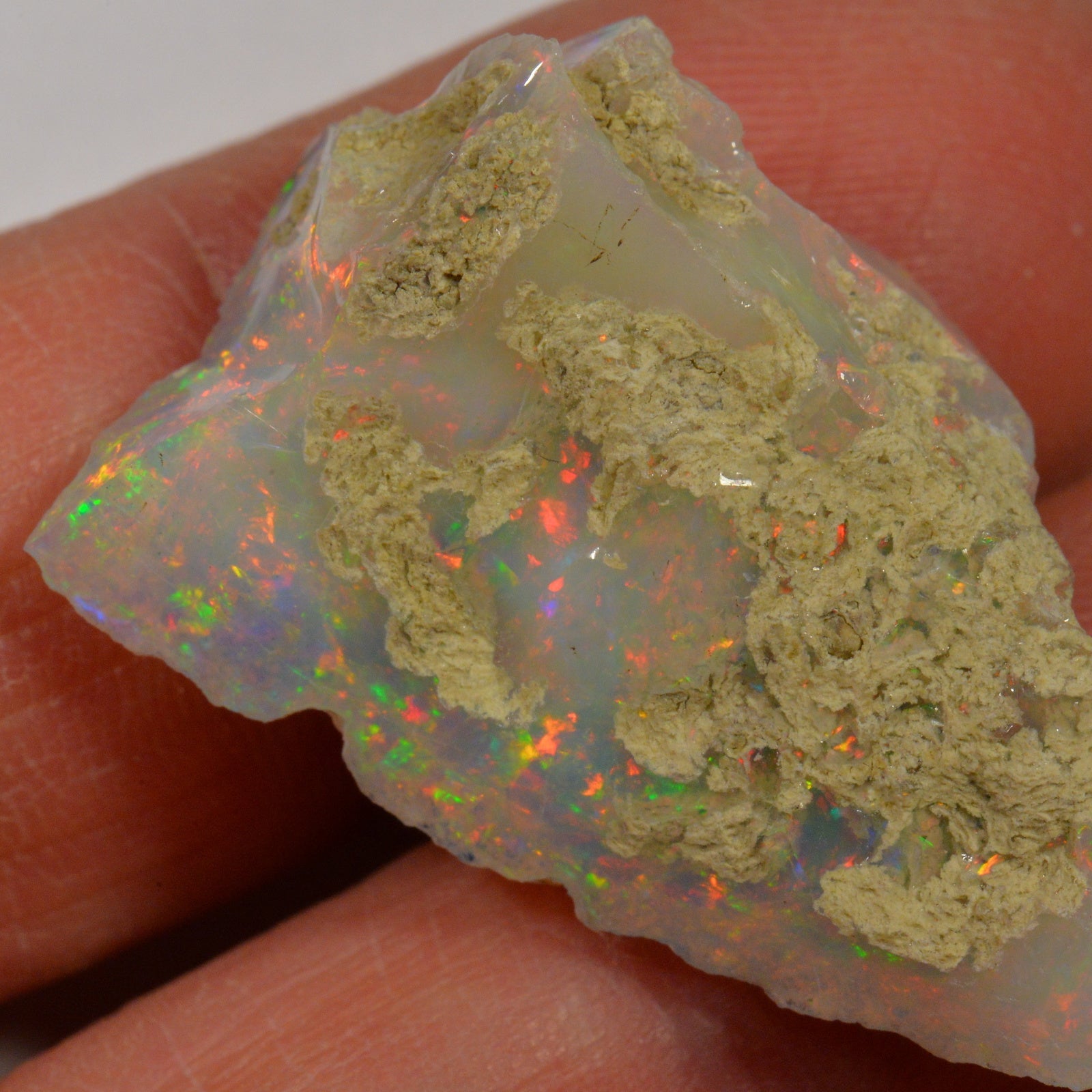 24.4 Karat - Roher Äthiopischer Welo Opal - DeinOpal