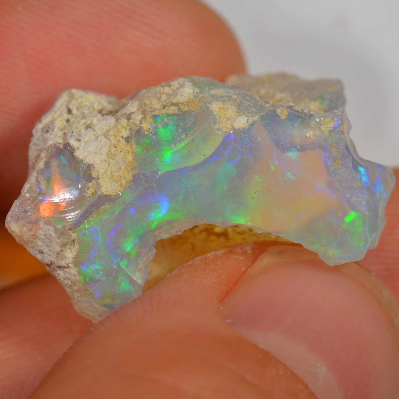 24.6 Karat - Roher Äthiopischer Welo Opal - DeinOpal