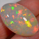 24.7 Carat - Bright Tan Based Ethiopian Welo Opal — natural untreated Ethiopian Welo opal