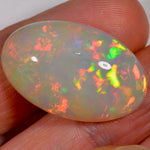 24.7 Carat - Bright Tan Based Ethiopian Welo Opal — natural untreated Ethiopian Welo opal